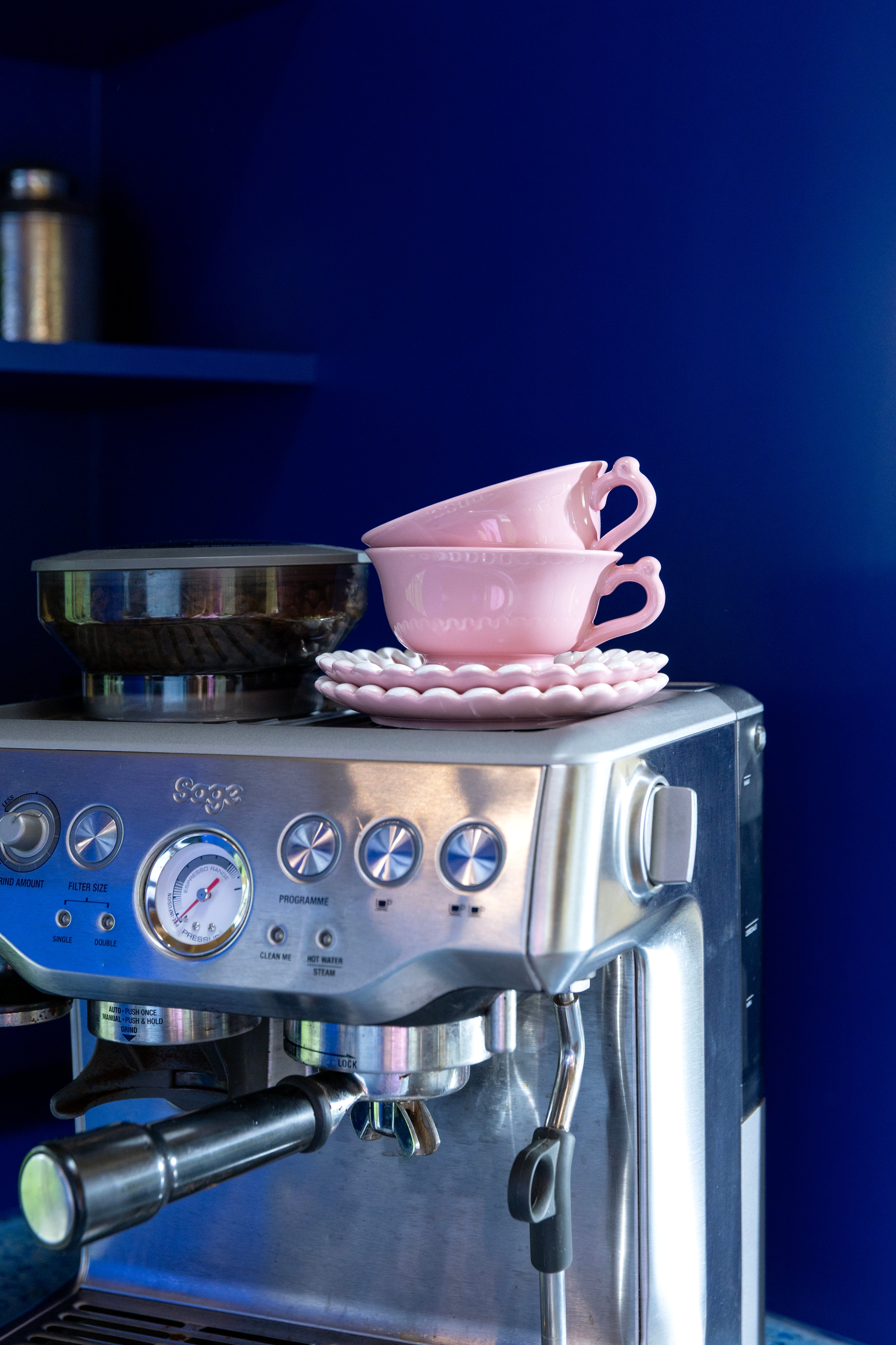 Sada šálků s podšálkem WHIP růžová