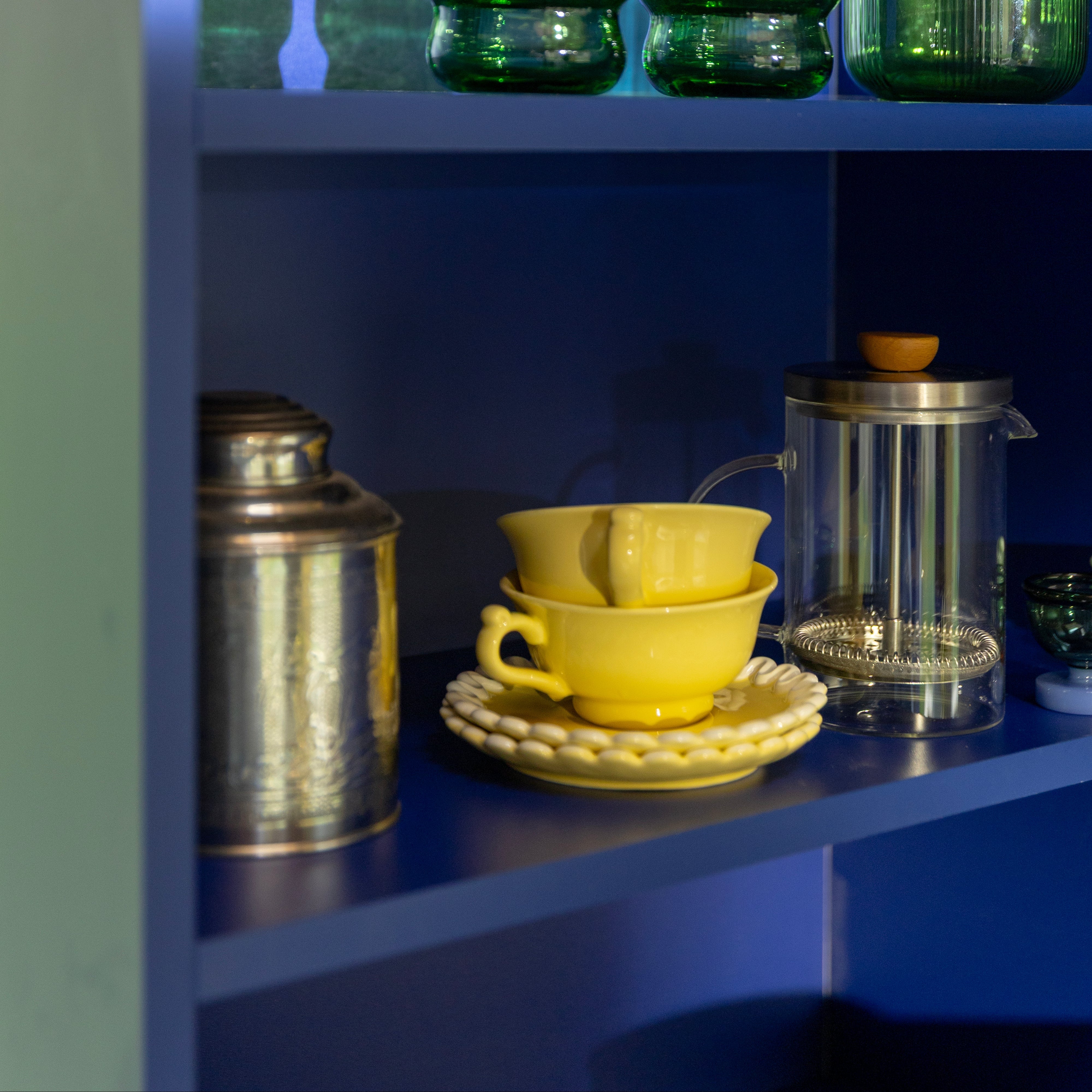 Sada šálků s podšálkem WHIP žlutá