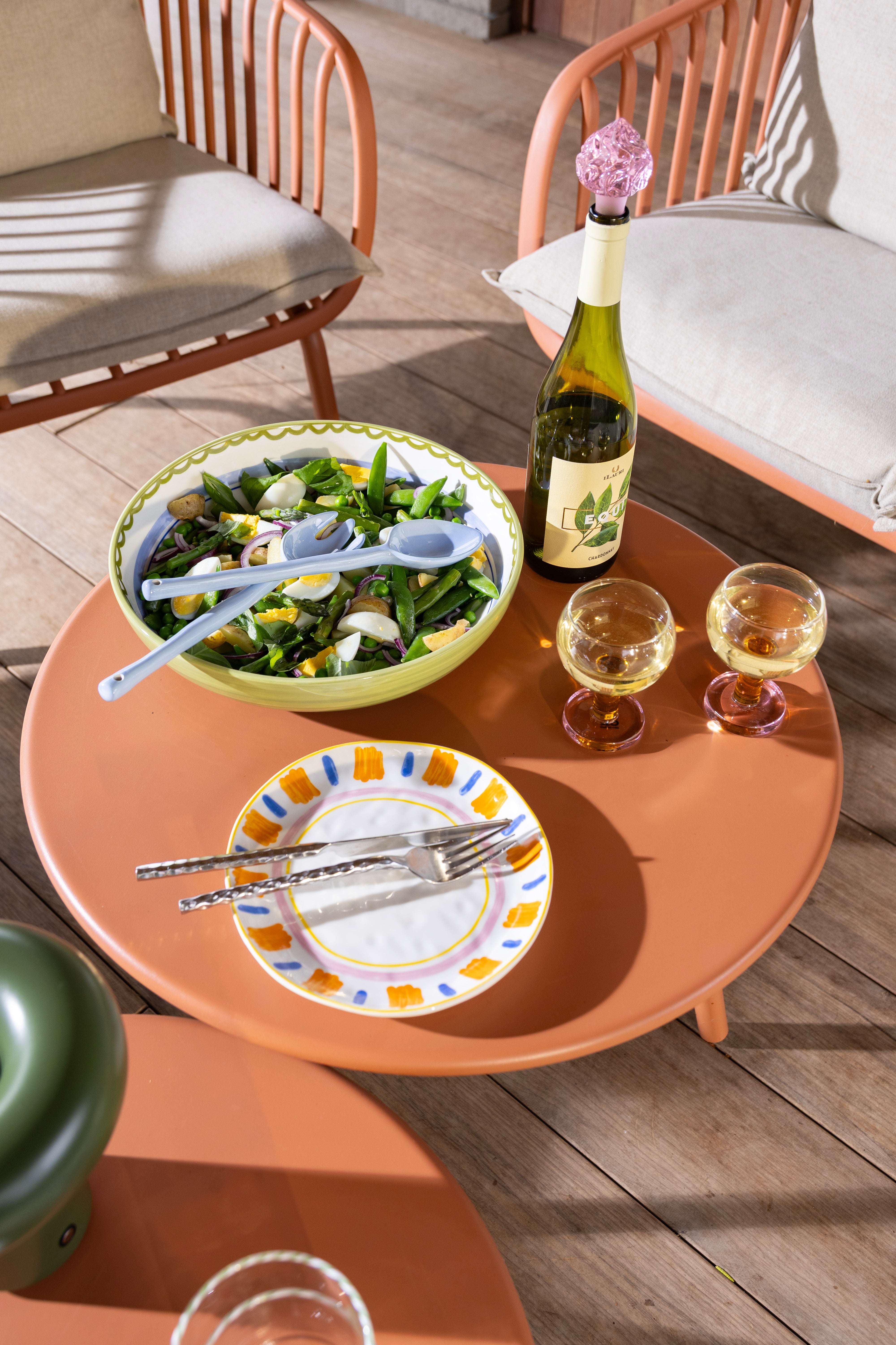 Sada snídaňových talířů BOAVISTA barevná porcelán