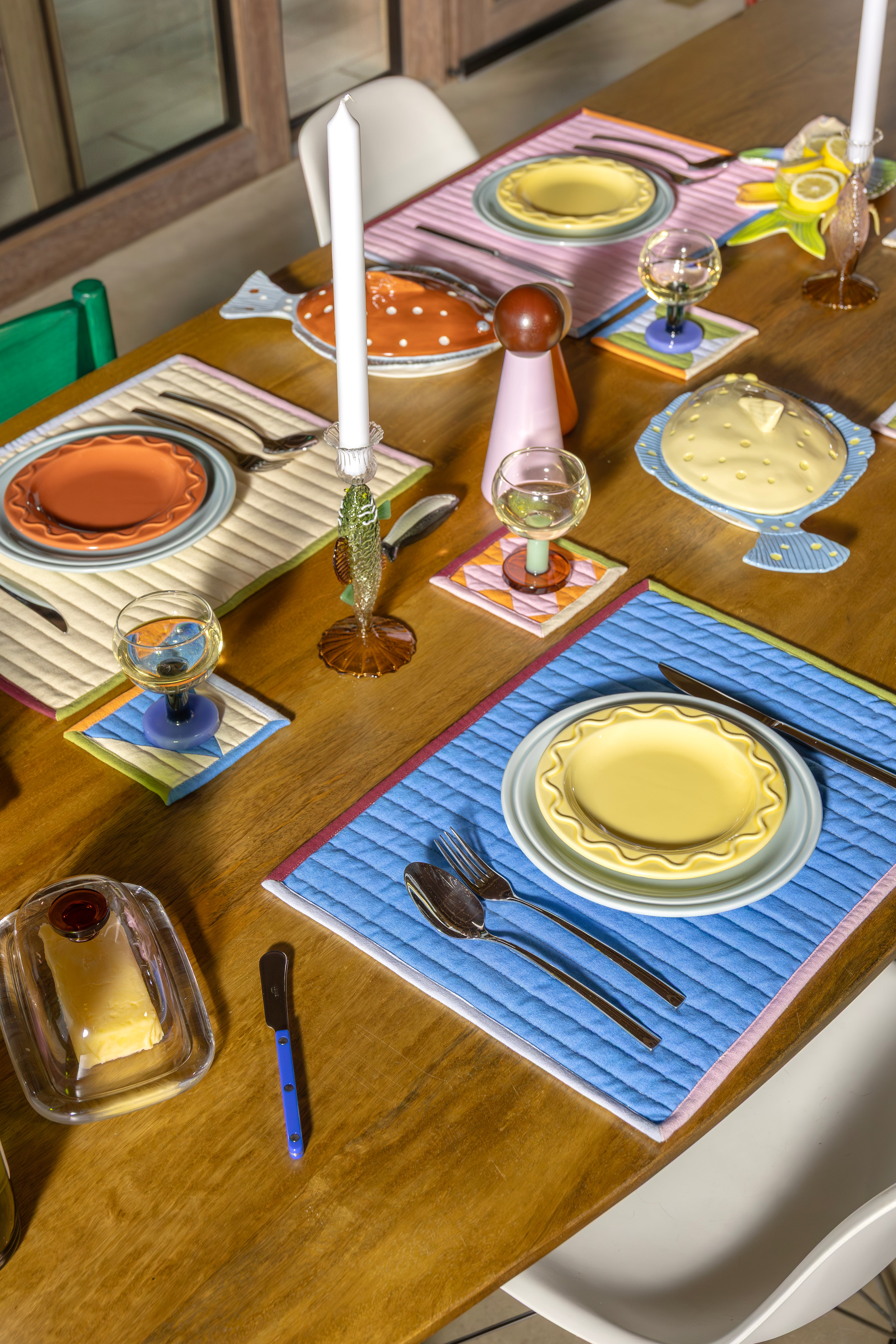 Sada ubrusů STITCH barevná