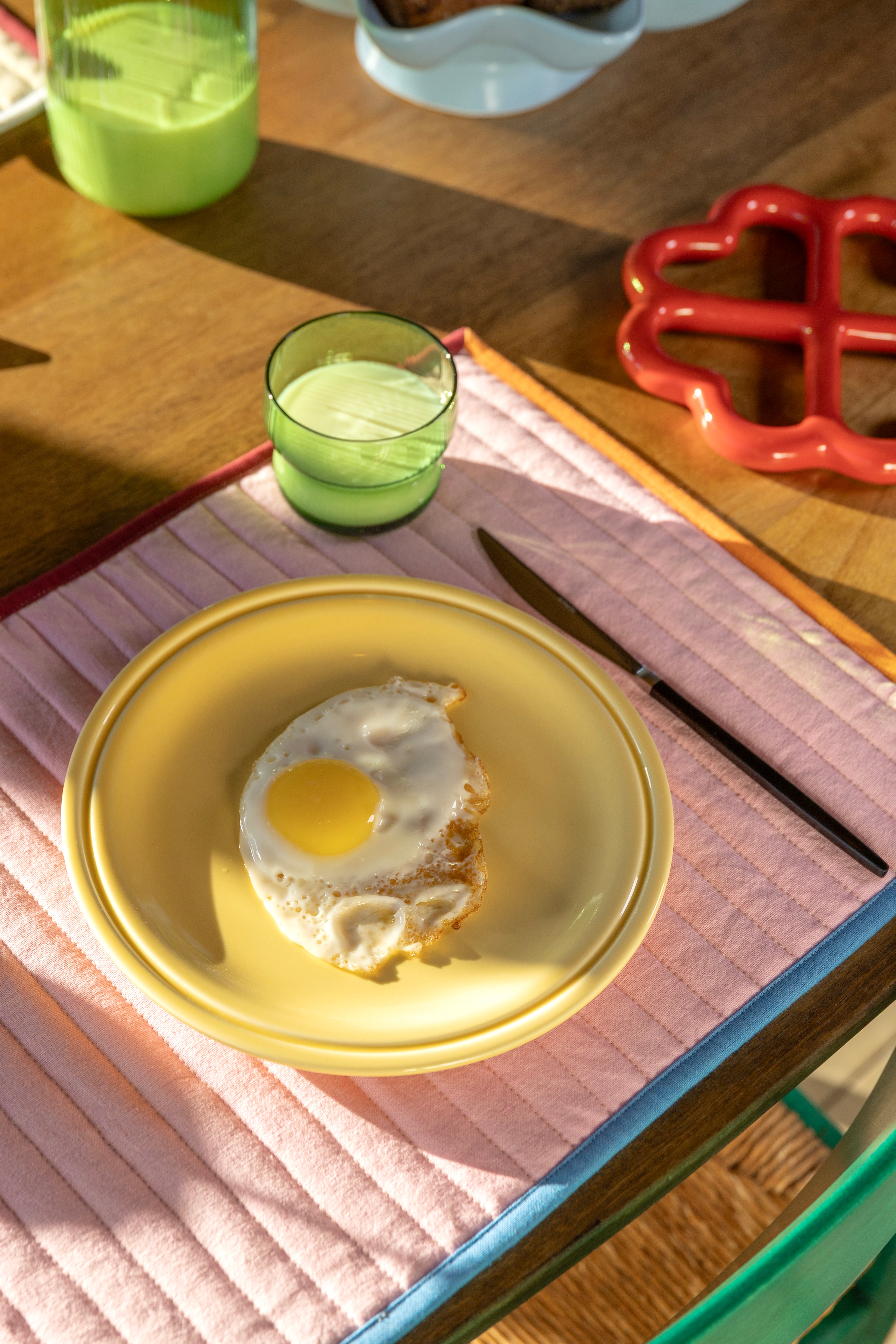 Sada snídaňových talířů MOCHI žlutá