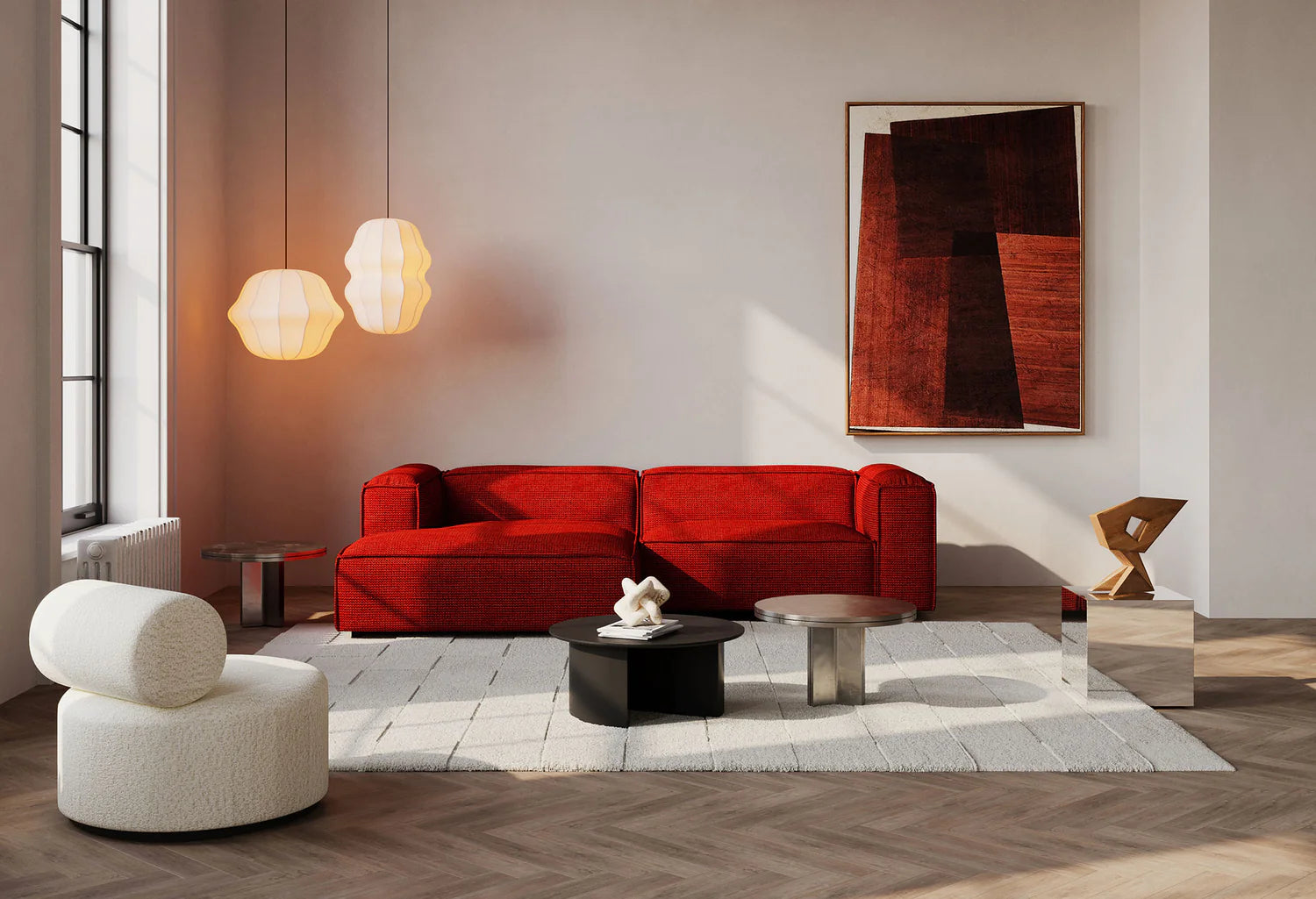 Lampa wisząca BISE biały