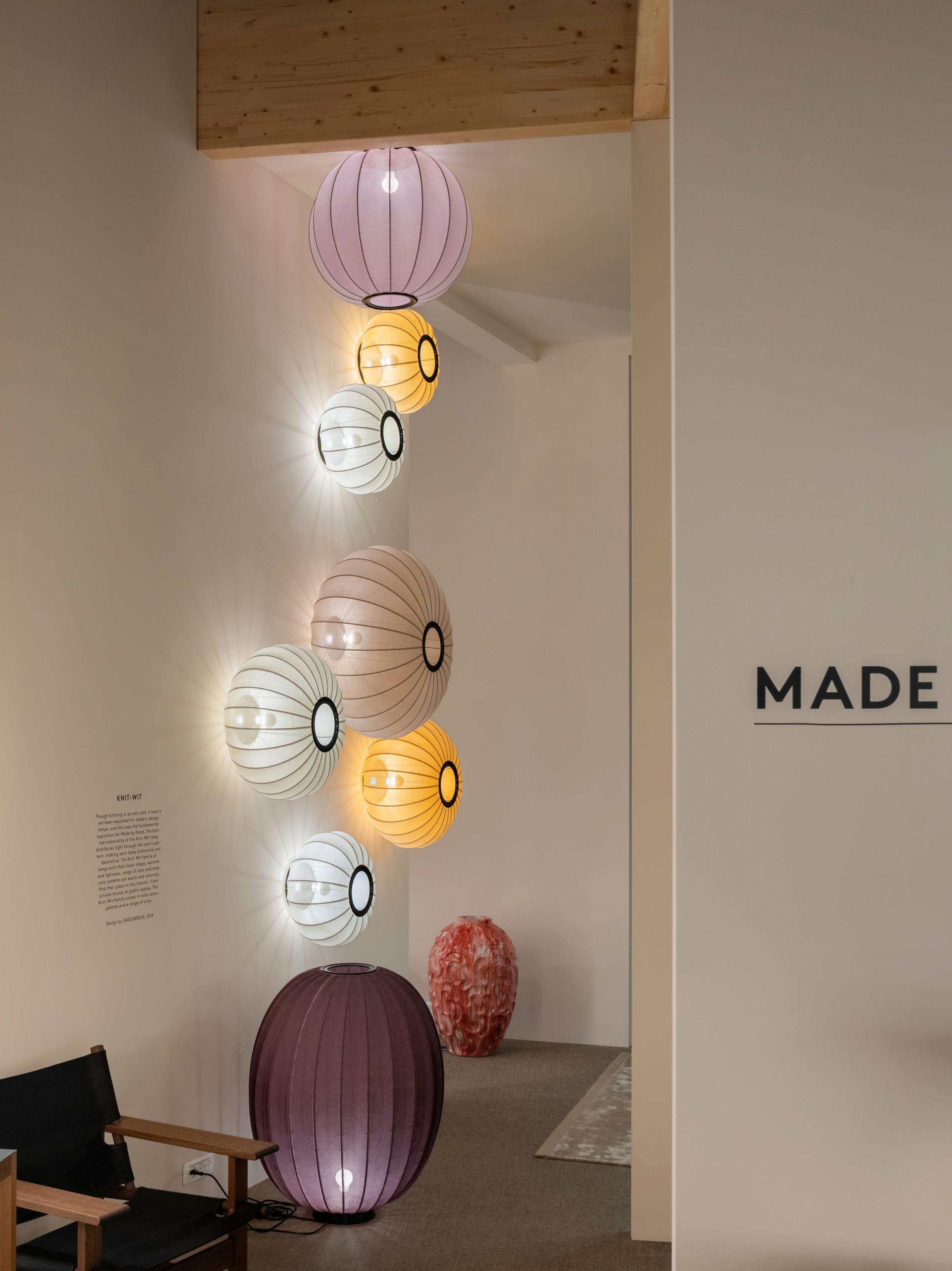 Lampa ścienna KNIT-WIT żółty