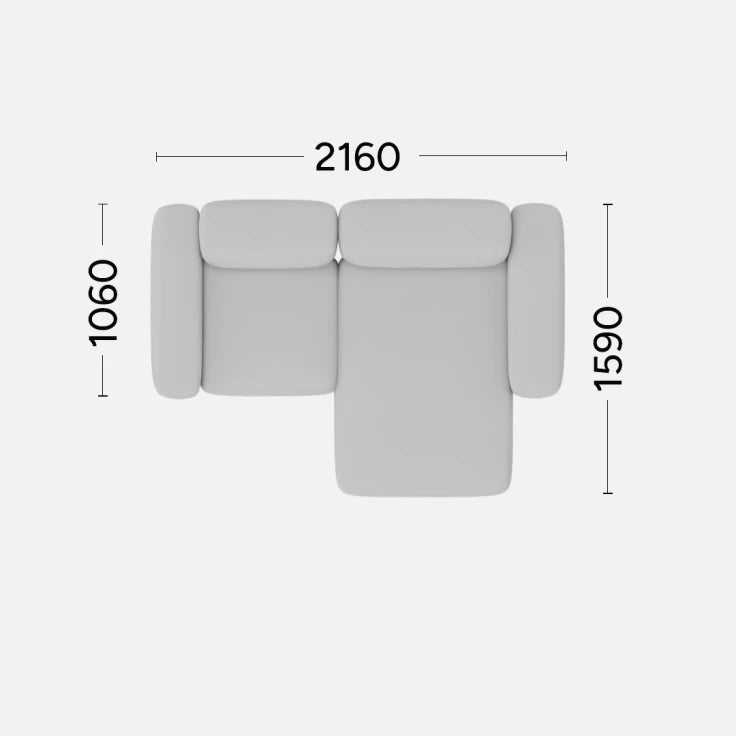 Narożnik prawostronny BABBLE personalizowany