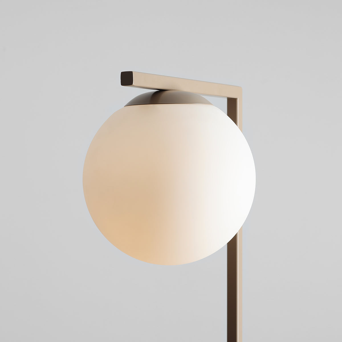 Zac beige floor lamp