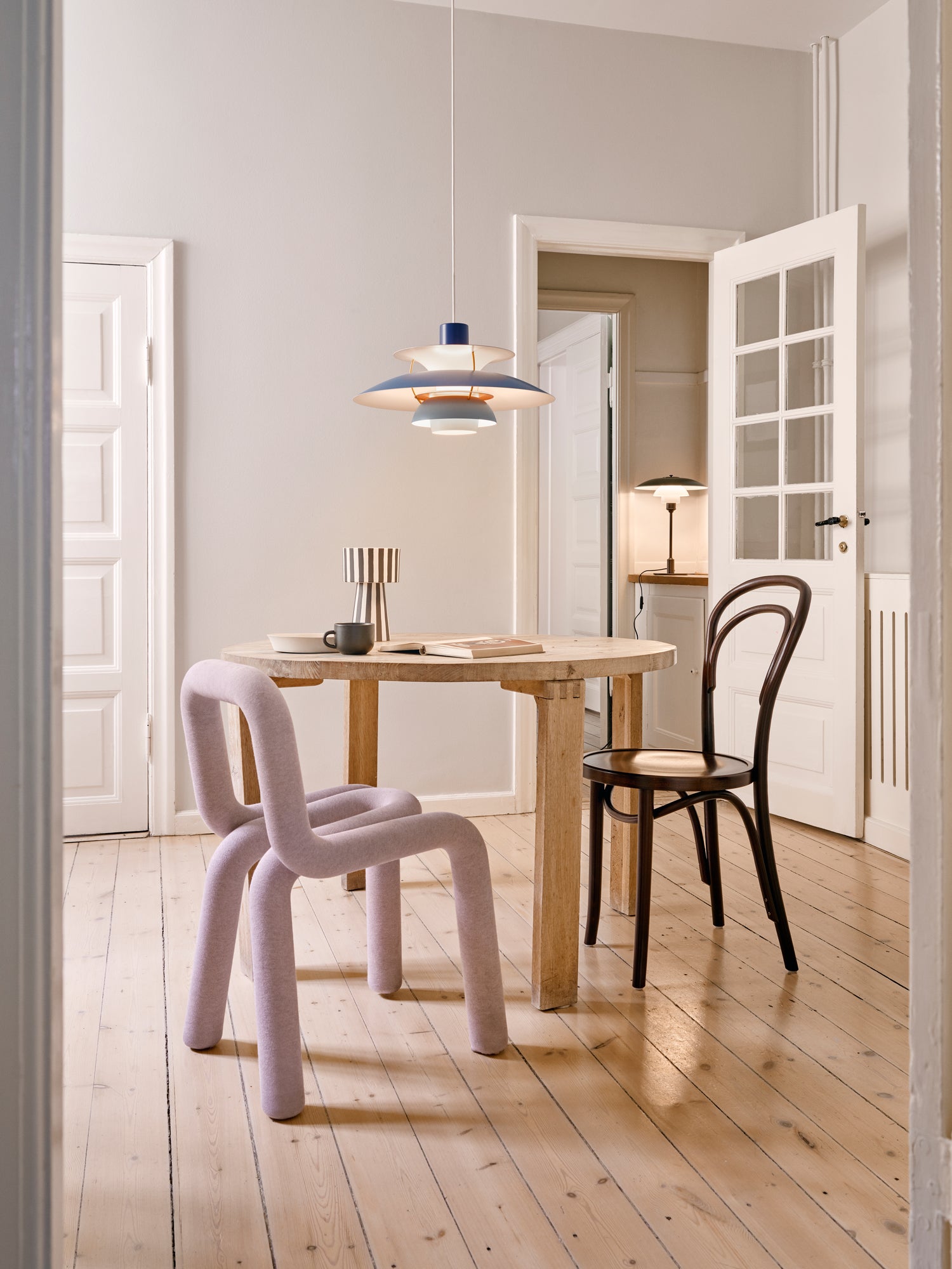 Lampa wisząca PH 5 odcienie niebieskiego