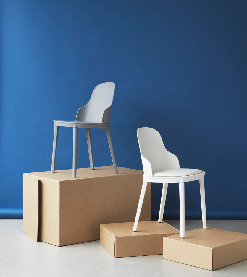 Židle ALLEZ PP černá s potahem Main Line Flax