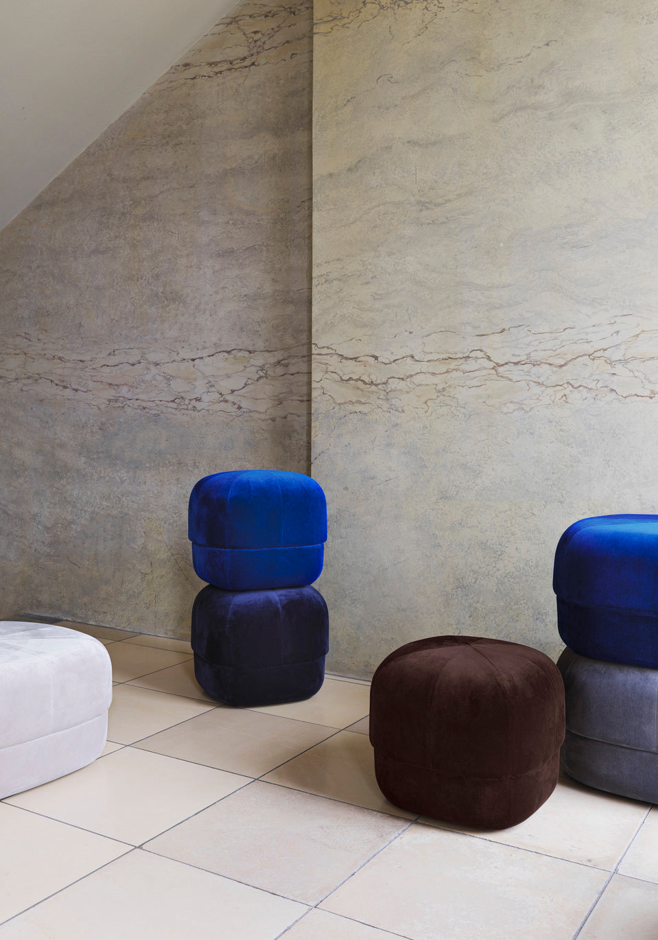 Puf CIRCUS béžový