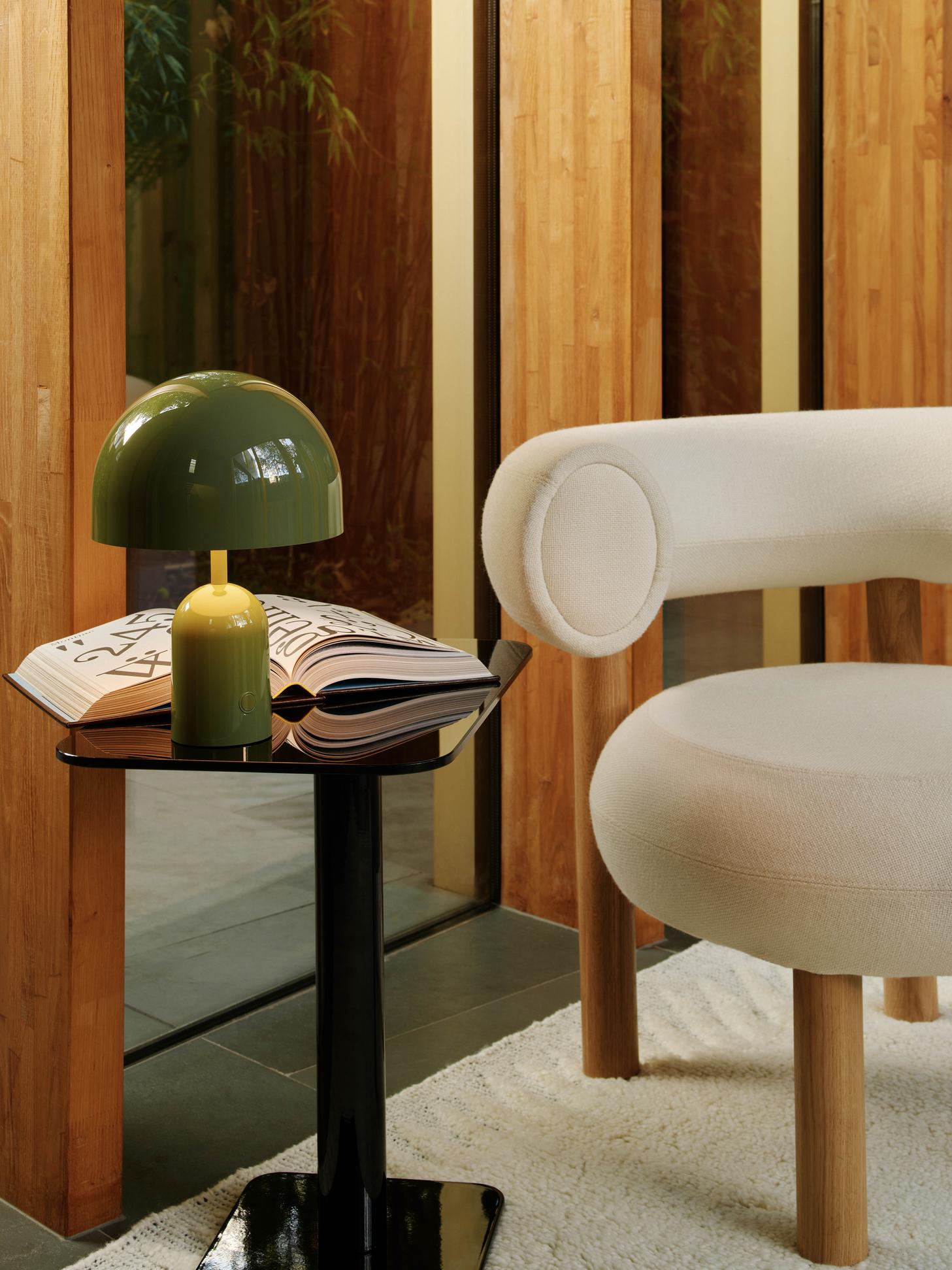 Lampa stołowa przenośna BELL zielony