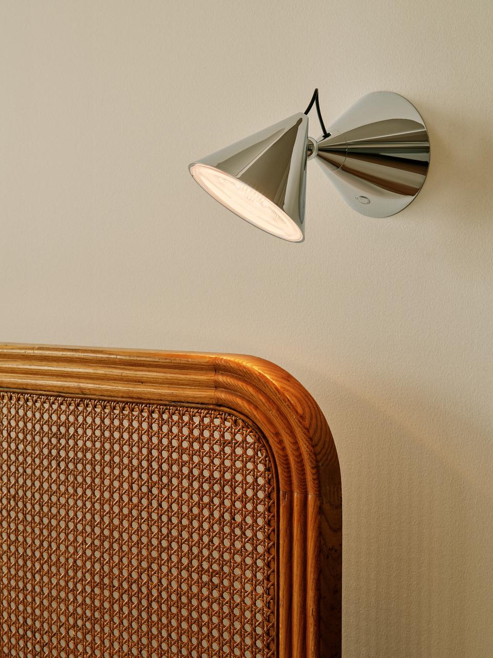 Adjustable Wall Lamp POSE Silver