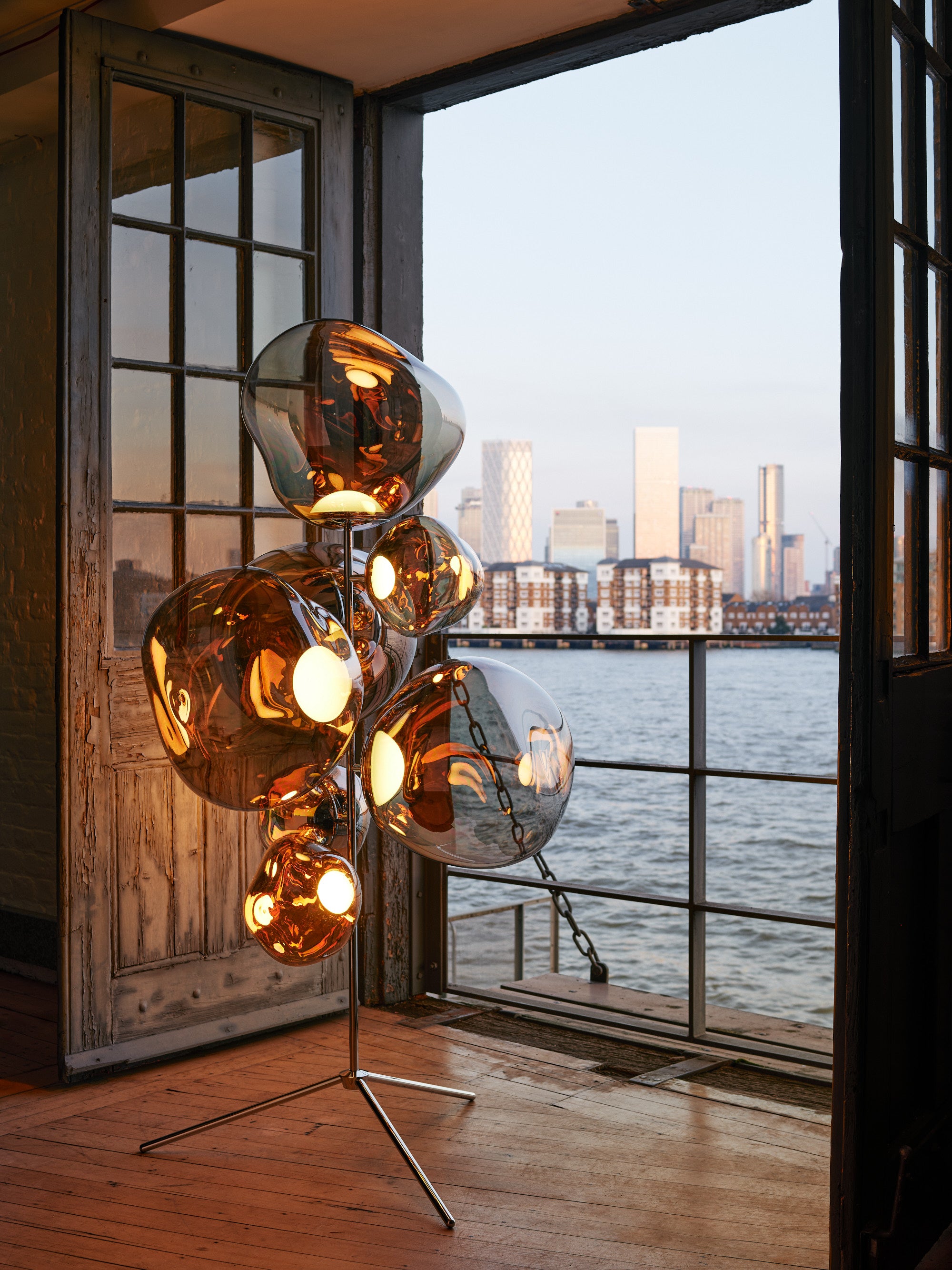 MELT Brown Floor Lamp