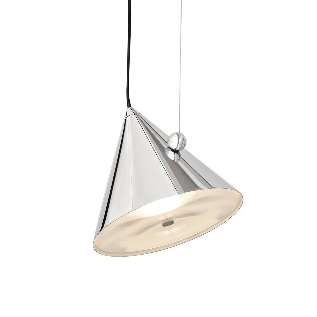 Stropní lampa POSE stříbrná