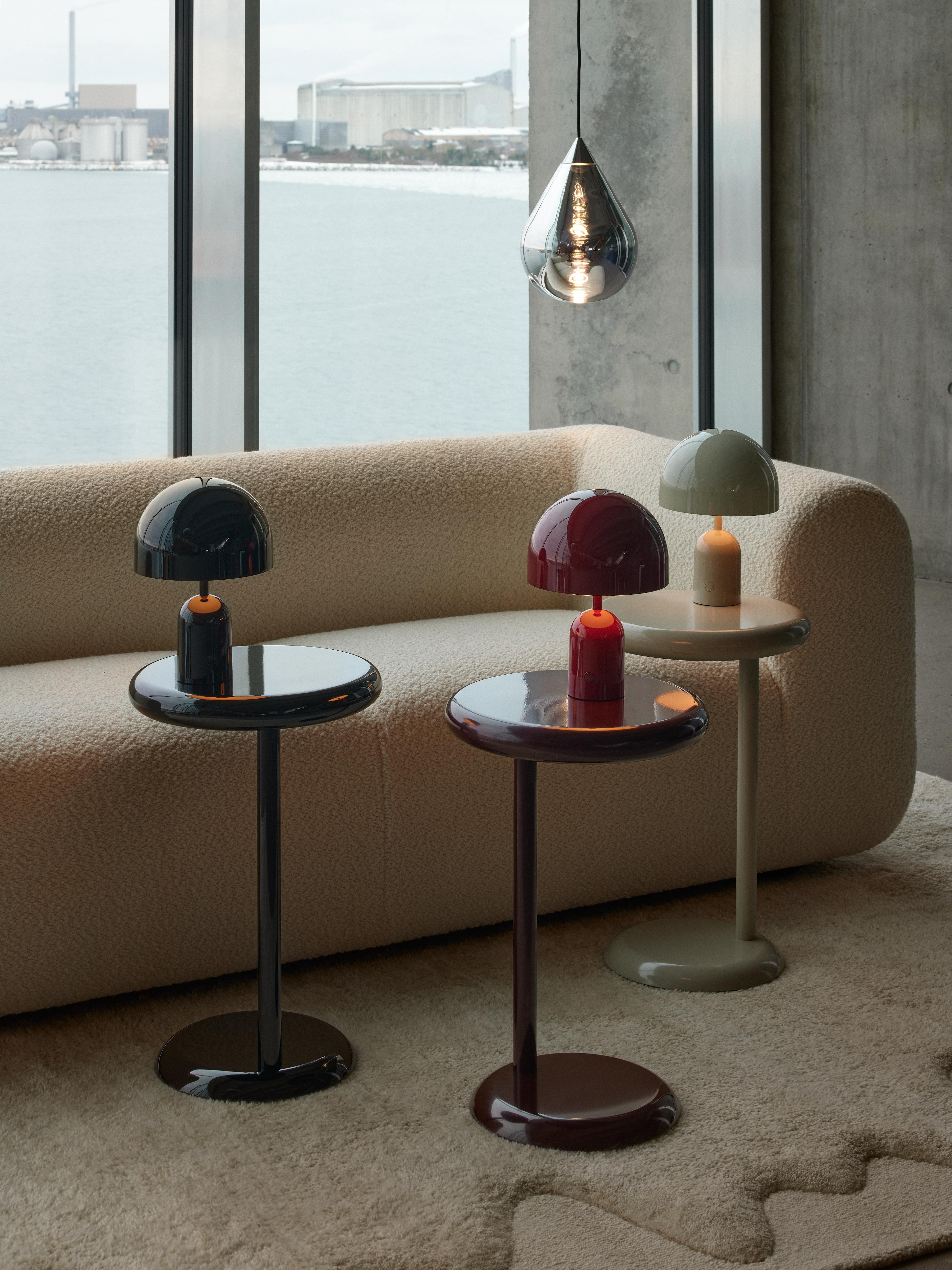Lampa wisząca FLARE BEAD srebrny klosz