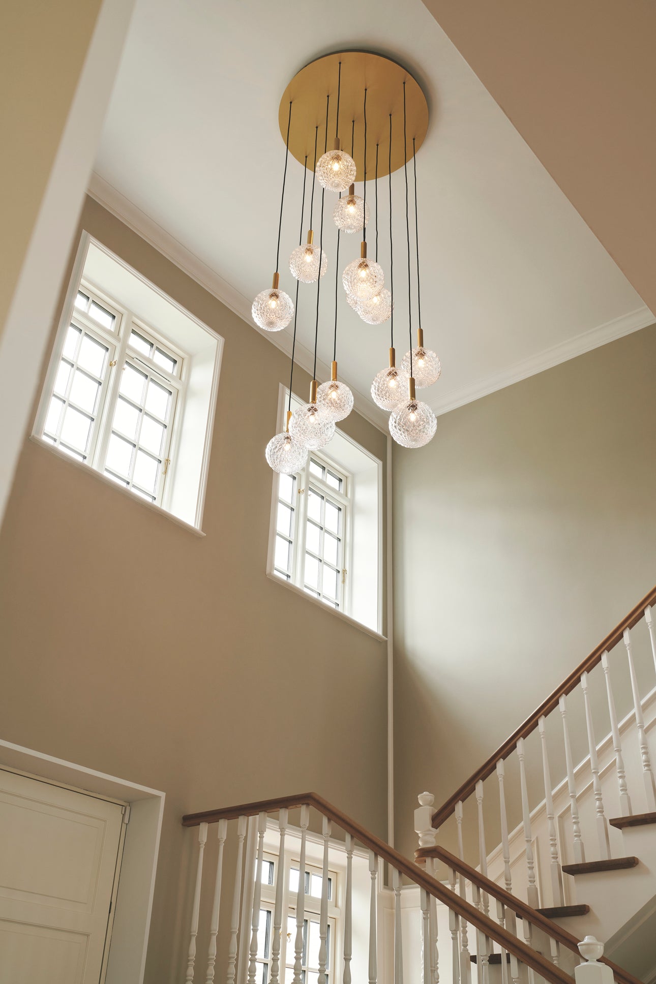 MIIRA 13 Pendant Lamp in Graphite with Transparent Glass