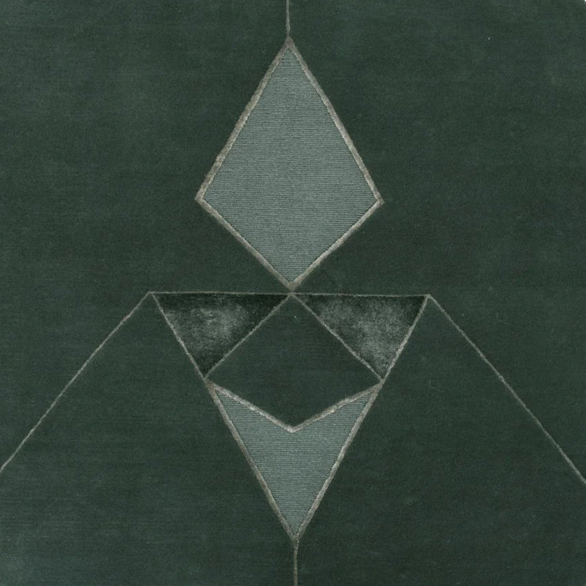 Dywan okrągły MACHIKO - GRANITE zielony