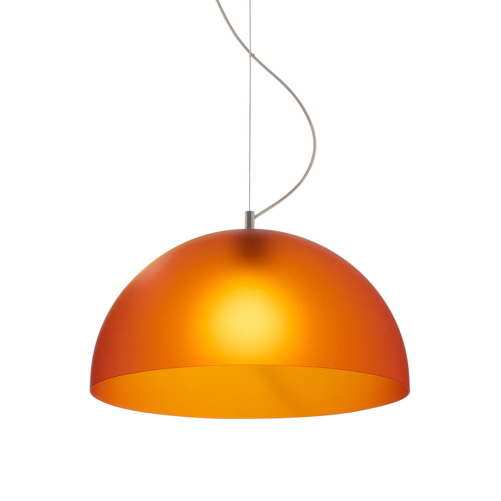 Lustrná lampa BUBBLES oranžová
