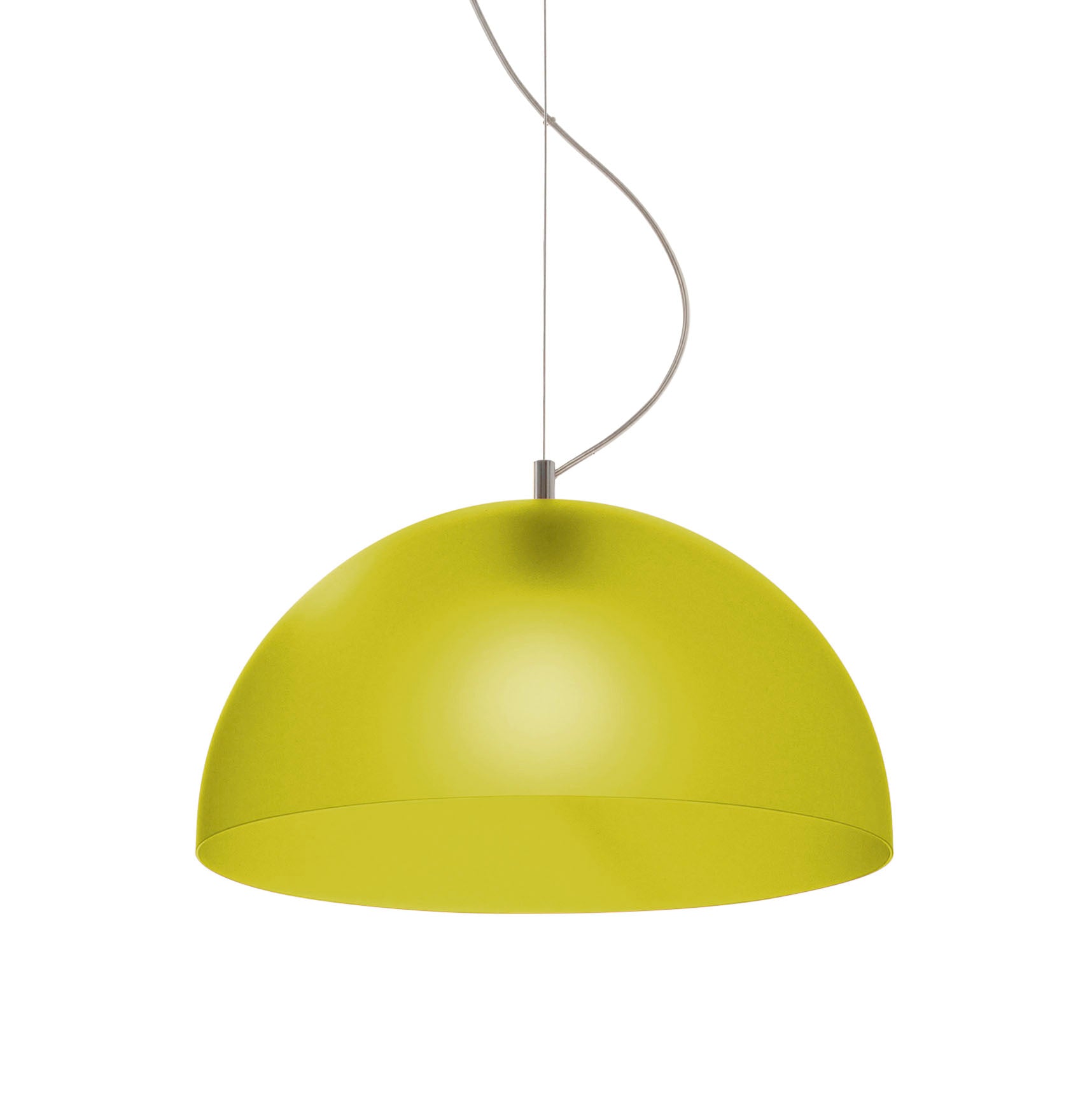 Lampa visící BUBBLES limetkově žlutá