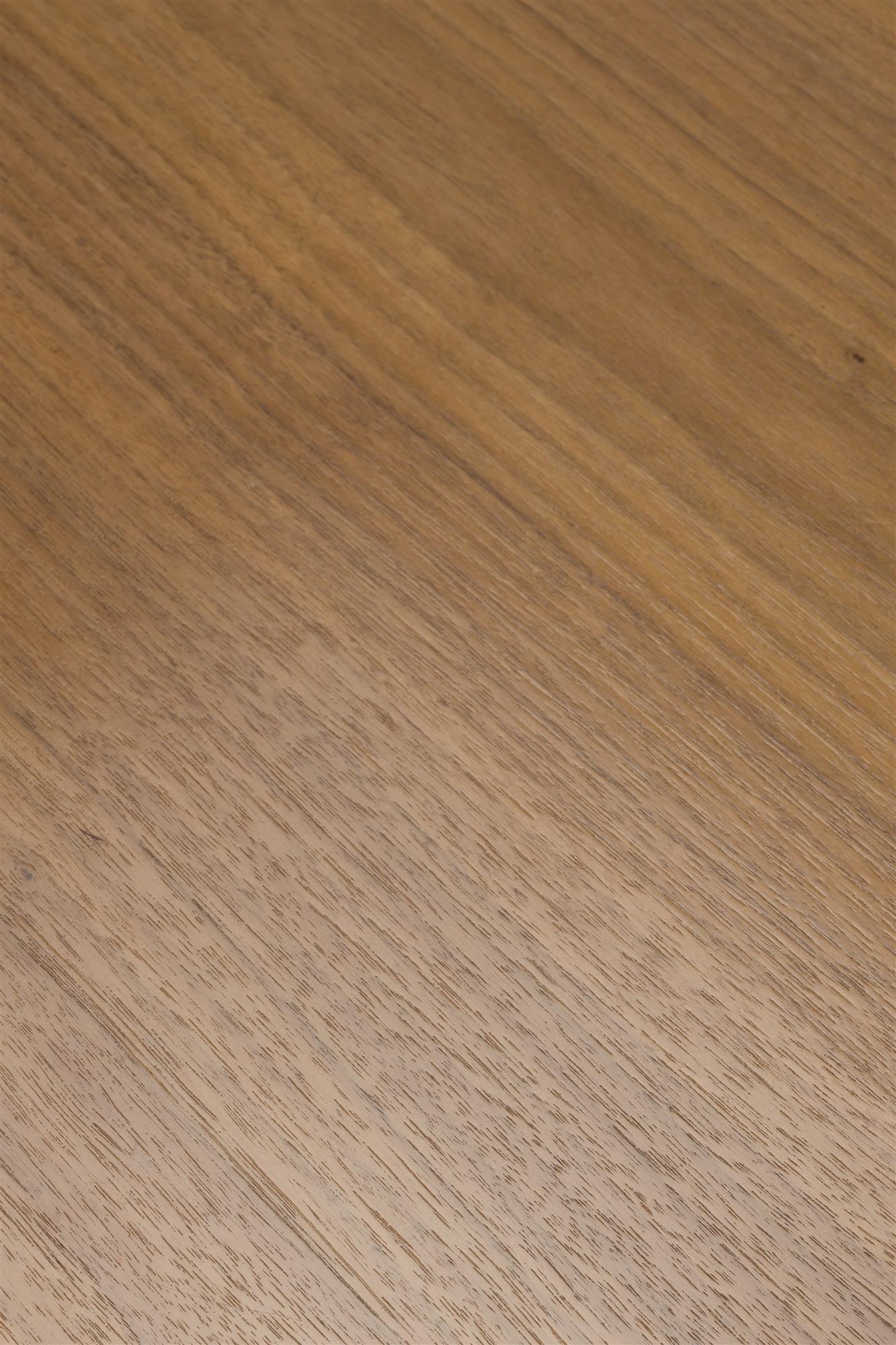 Stół owalny CHASE ORGANIC brązowy z czarną podstawą