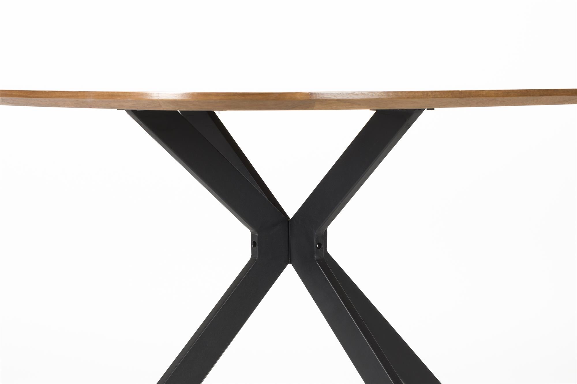 CHASE ORGANIC brown table with a black base