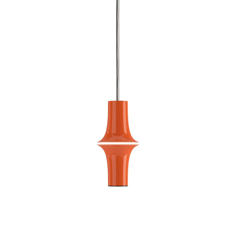 Lampa visící podlouhá AVRO lesklá oranžová