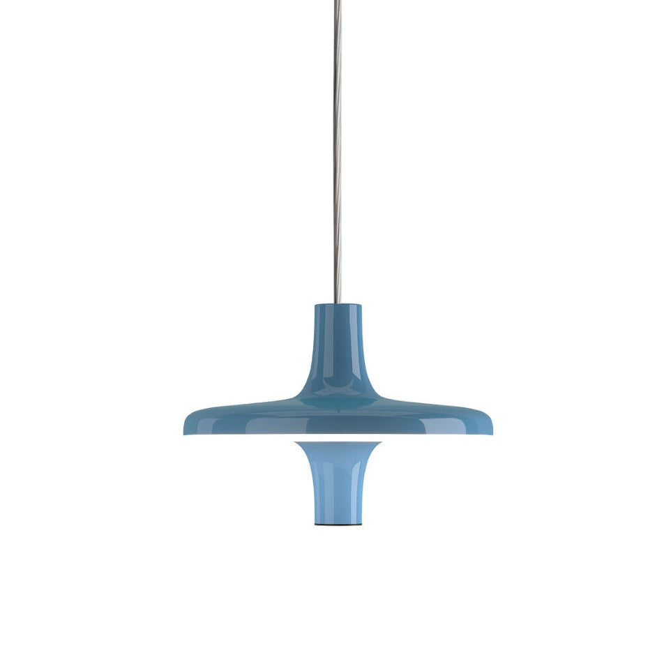 Lampa visící AVRO lesklá modrá