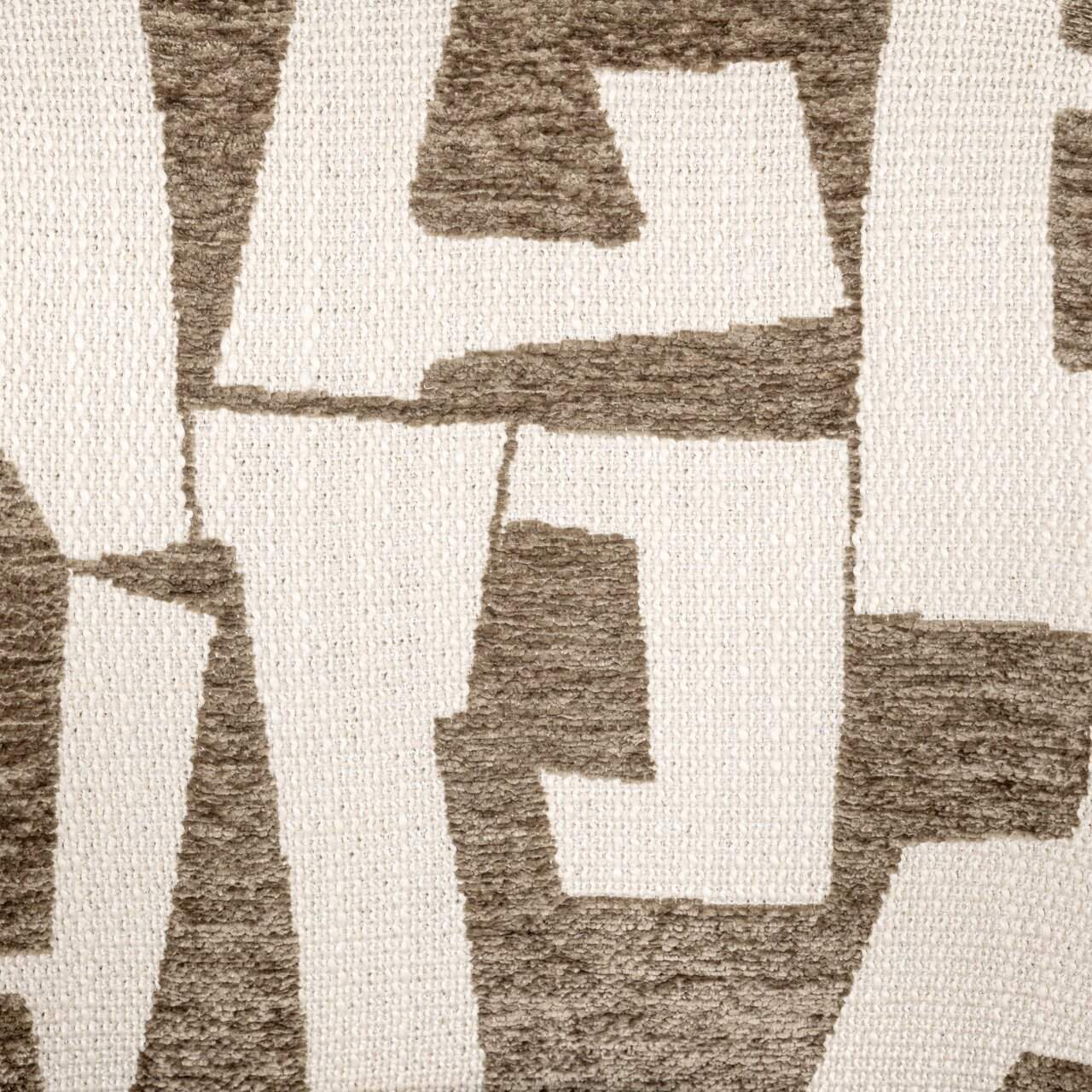 Otáčecí židle MILLY béžová s hnědým a černým podstavcem