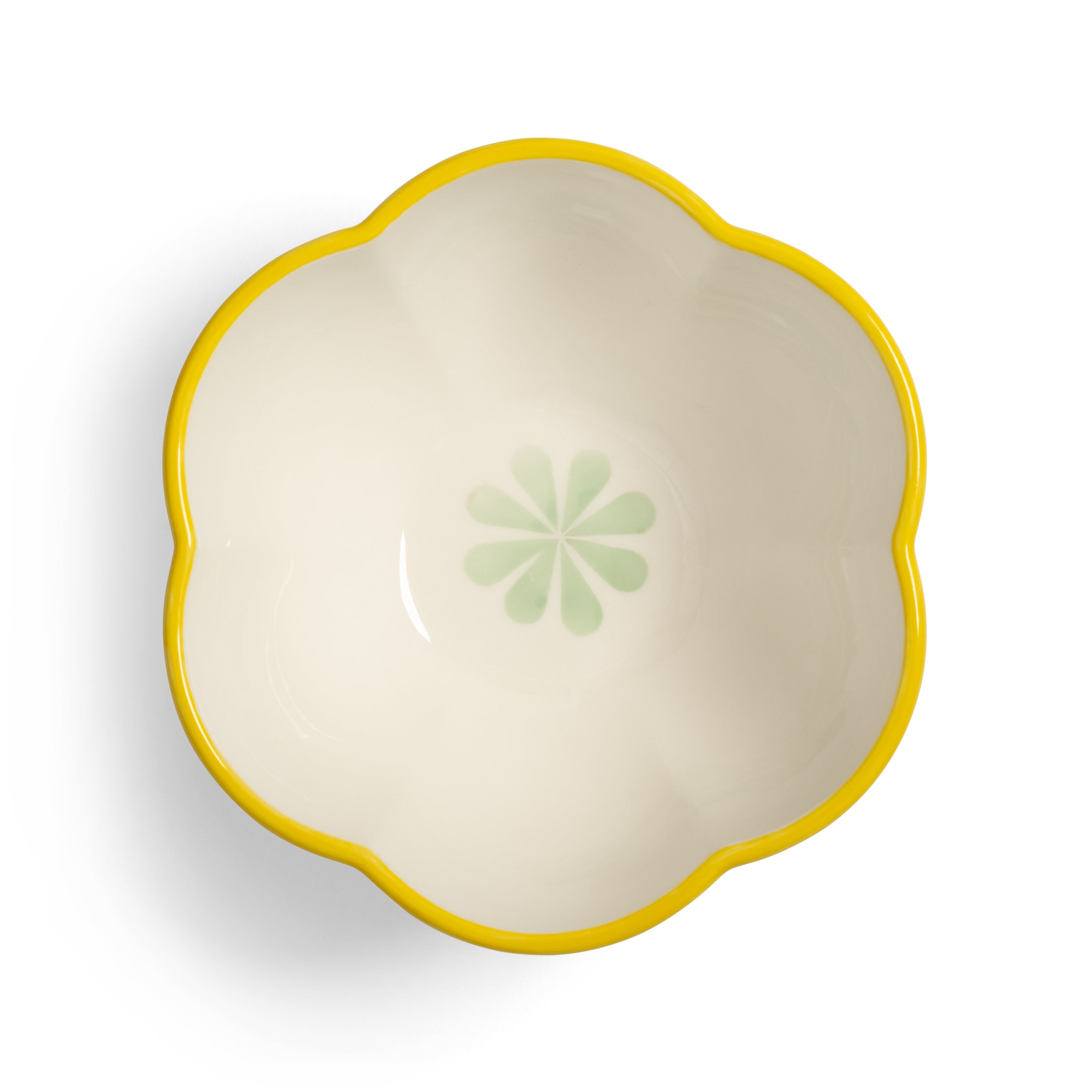 Sada misek FOLK barevná porcelán