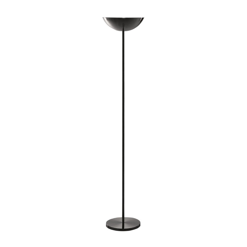 Šedá nerezová podlahová lampa VDL