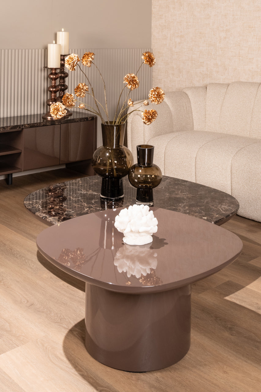 ALMUNDI Chocolate Side Table