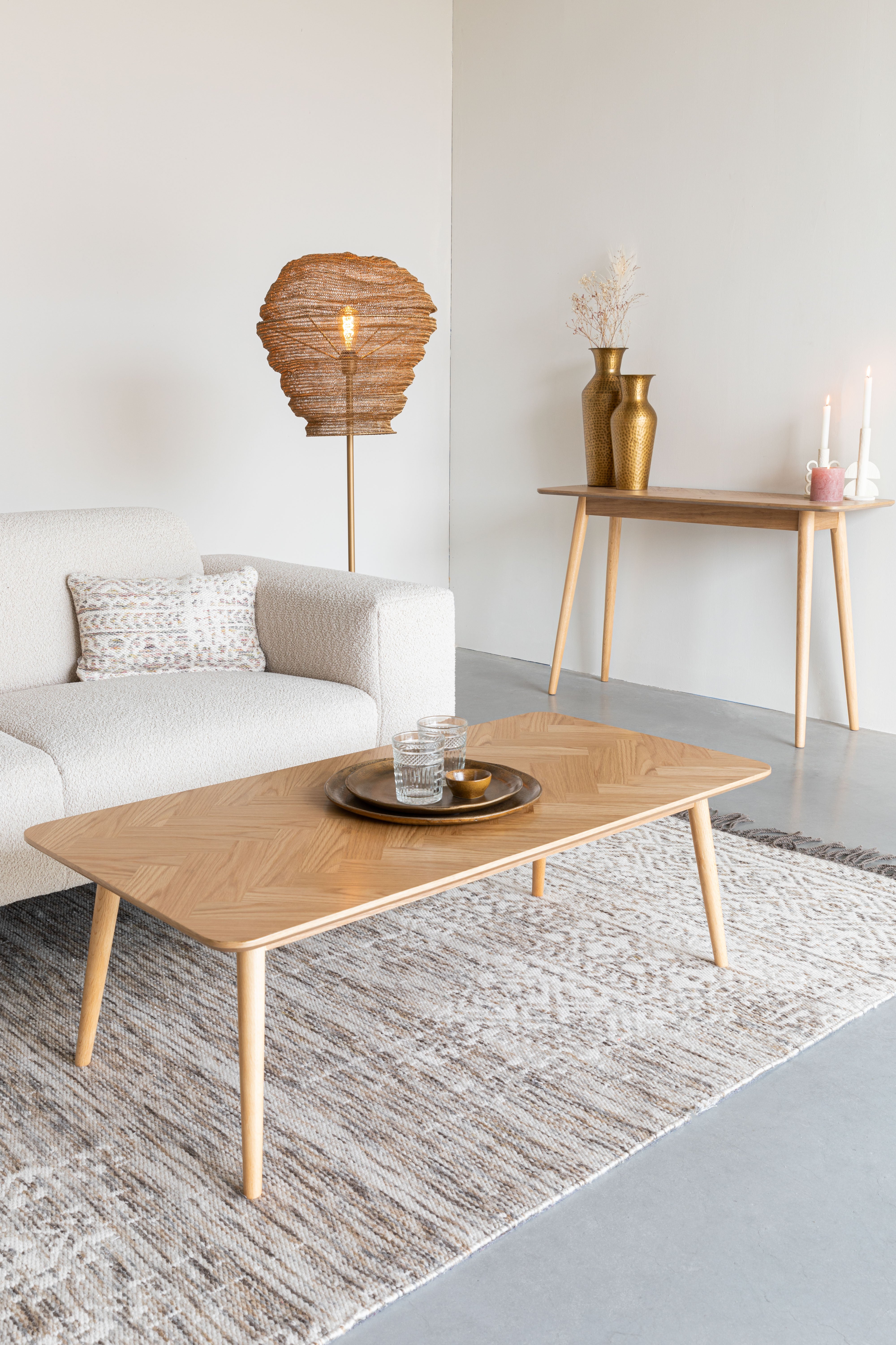 Konferenční stolek FABIO dubová dýha