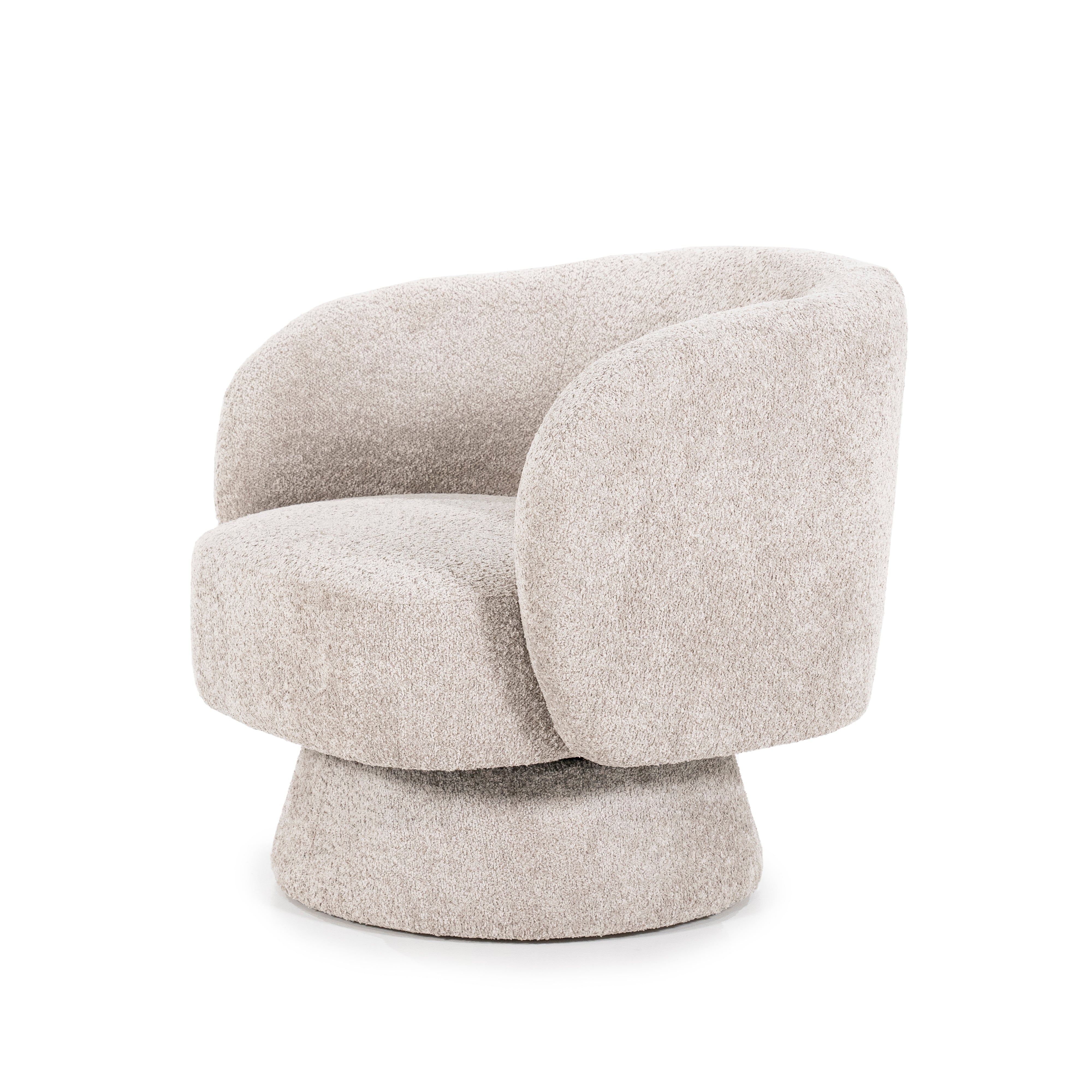 BALOU taupe armchair
