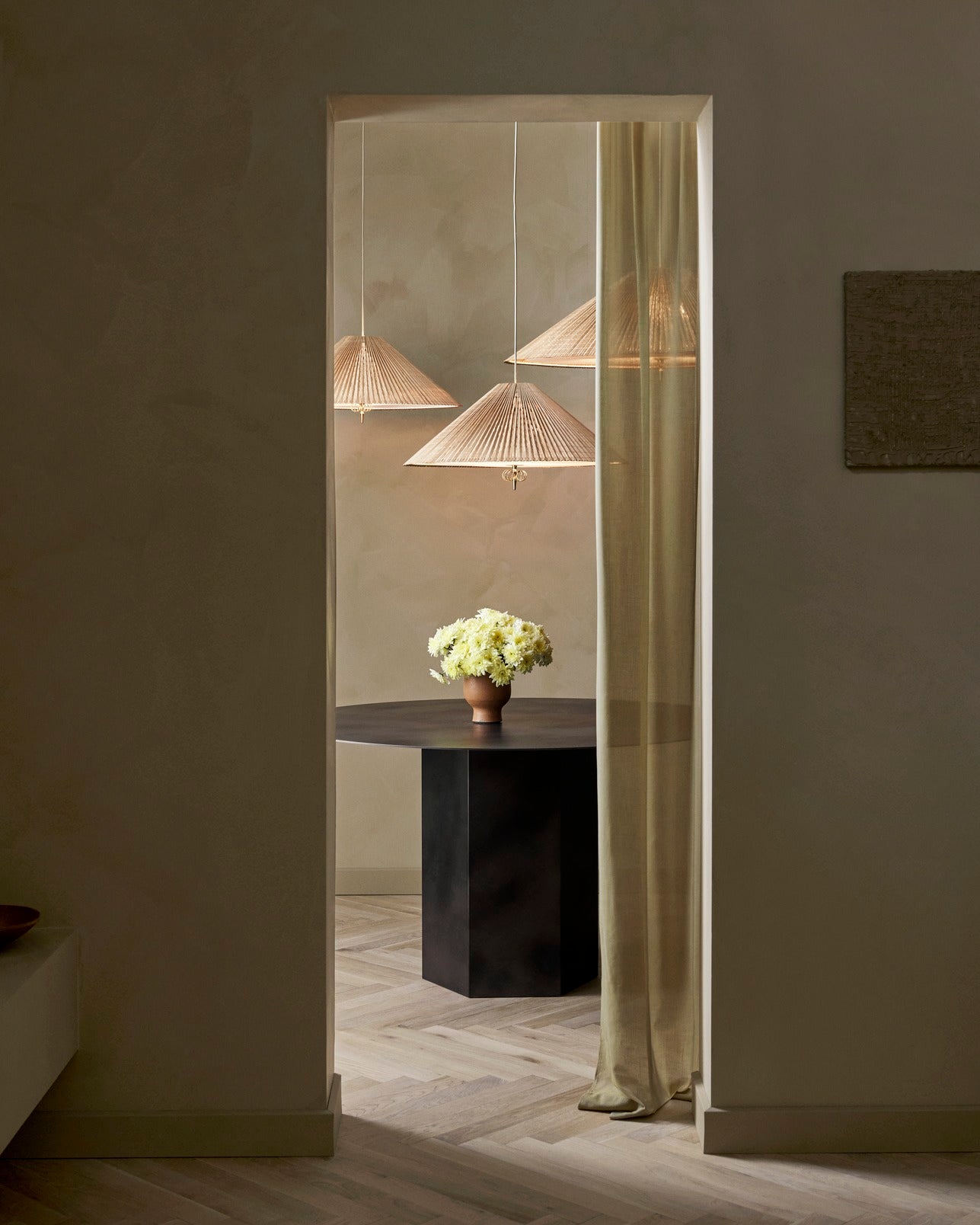 1972 Bamboo Pendant Lamp