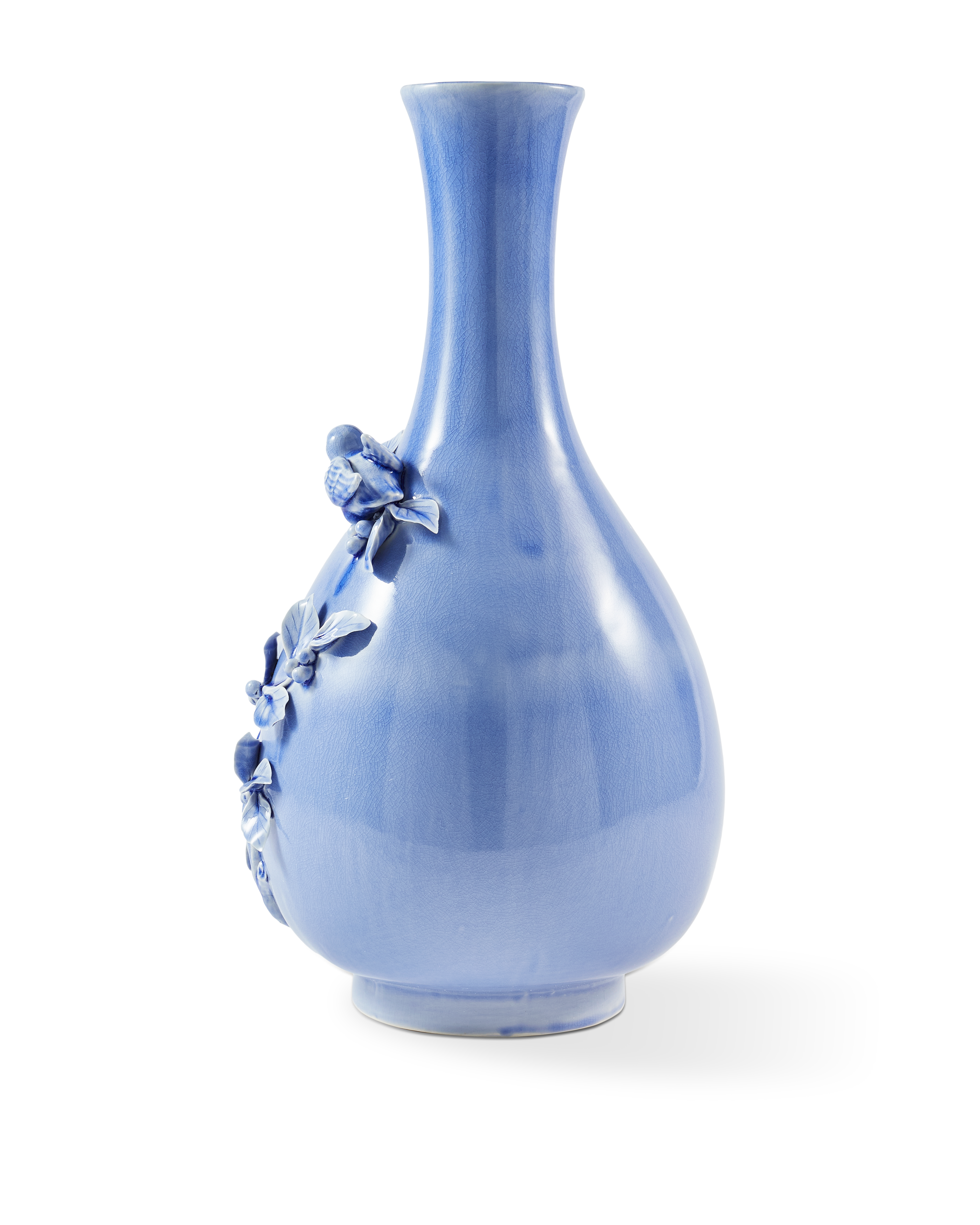 3D BIRDS Vase blue