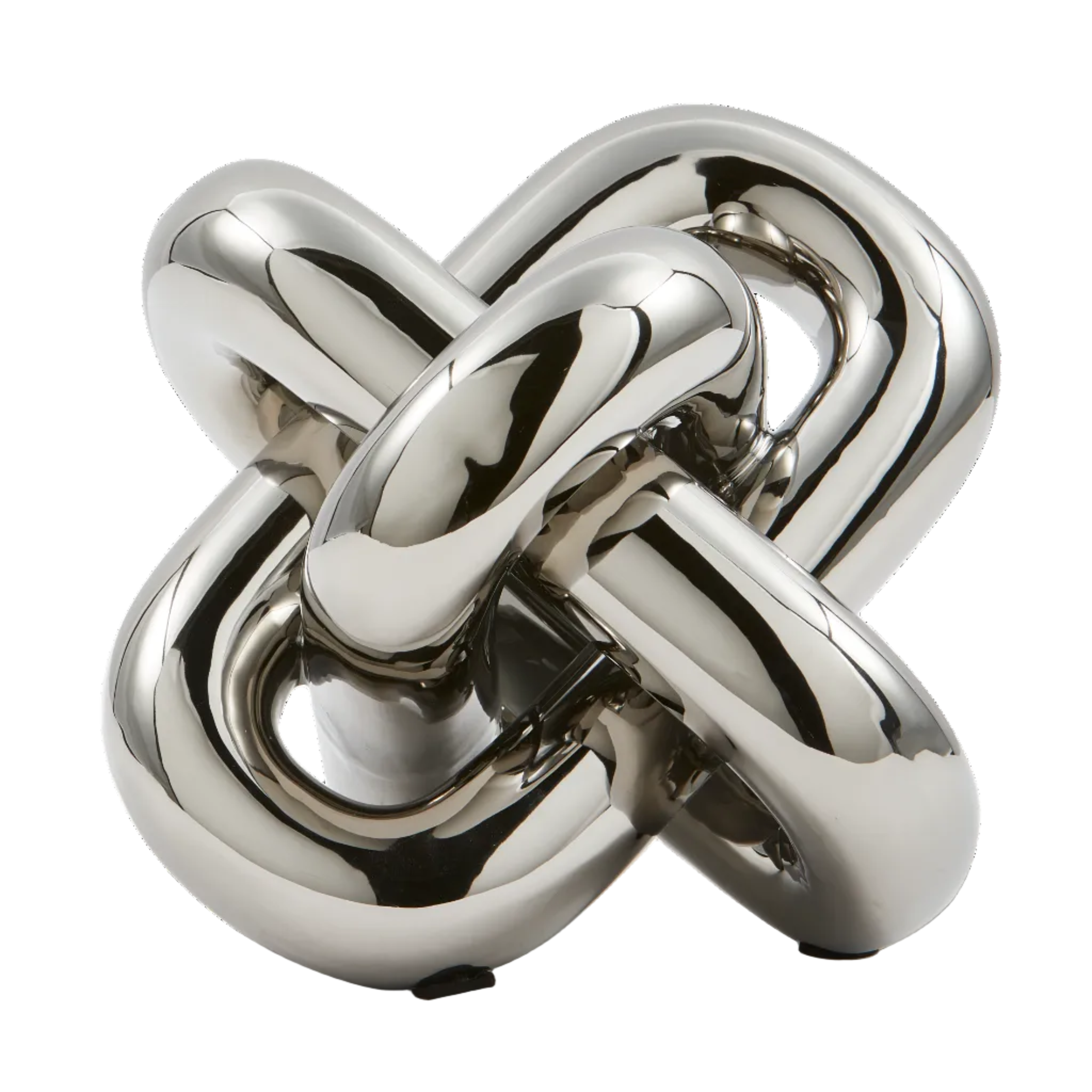 Dekorativní figurka POHYBLIVÝ ŘETĚZ stříbrná