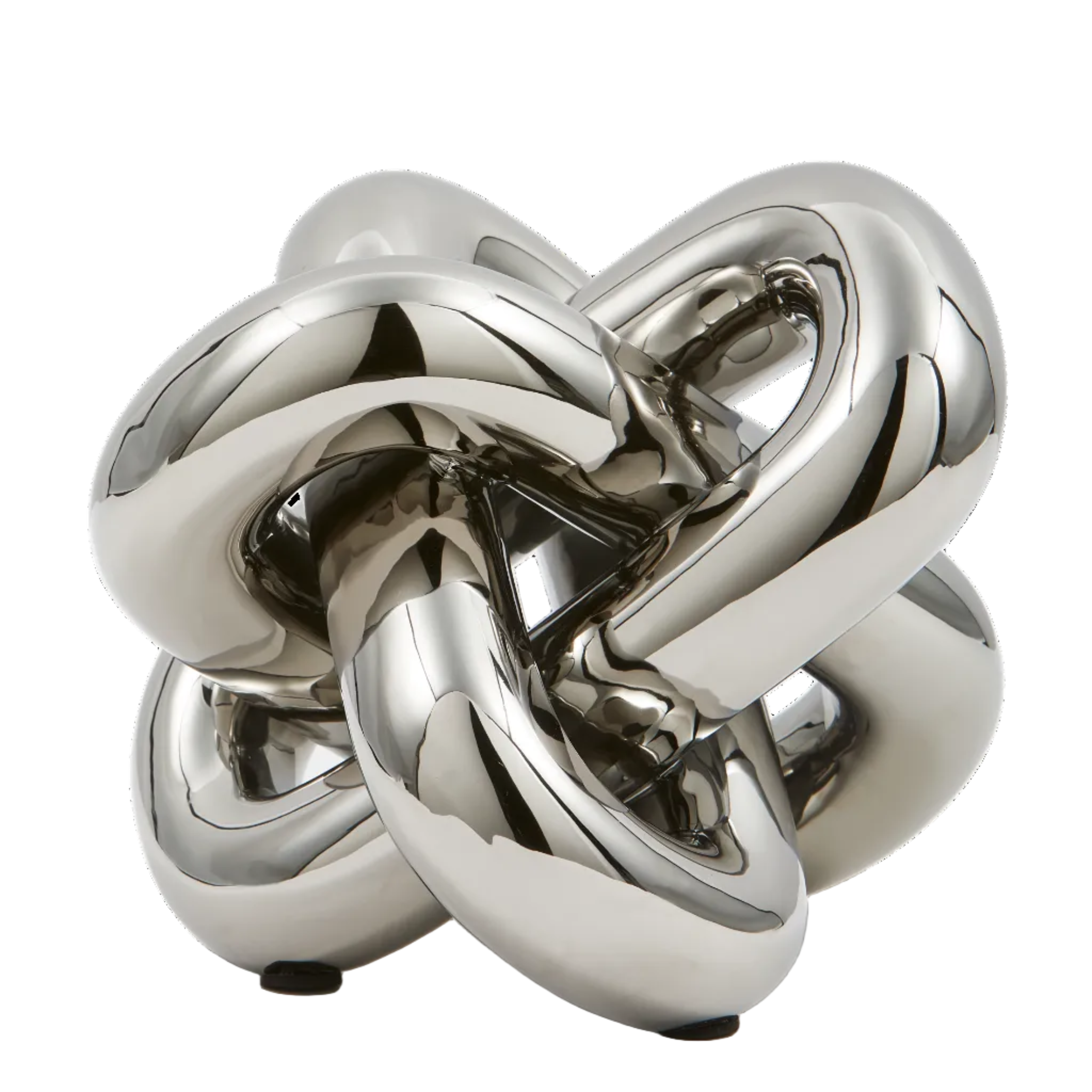 Dekorativní figurka POHYBLIVÝ ŘETĚZ stříbrná