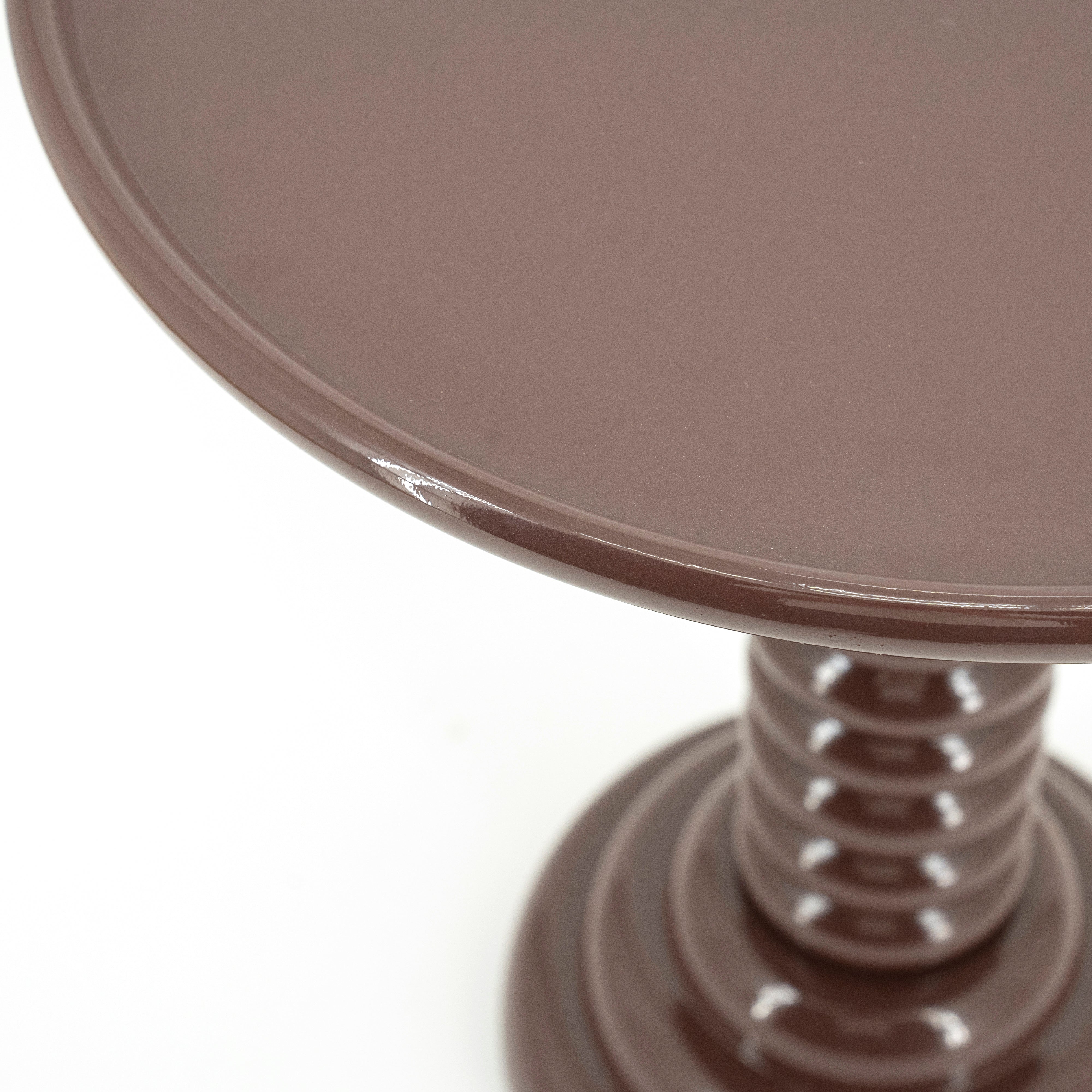 Stolik boczny BASCO brązowy