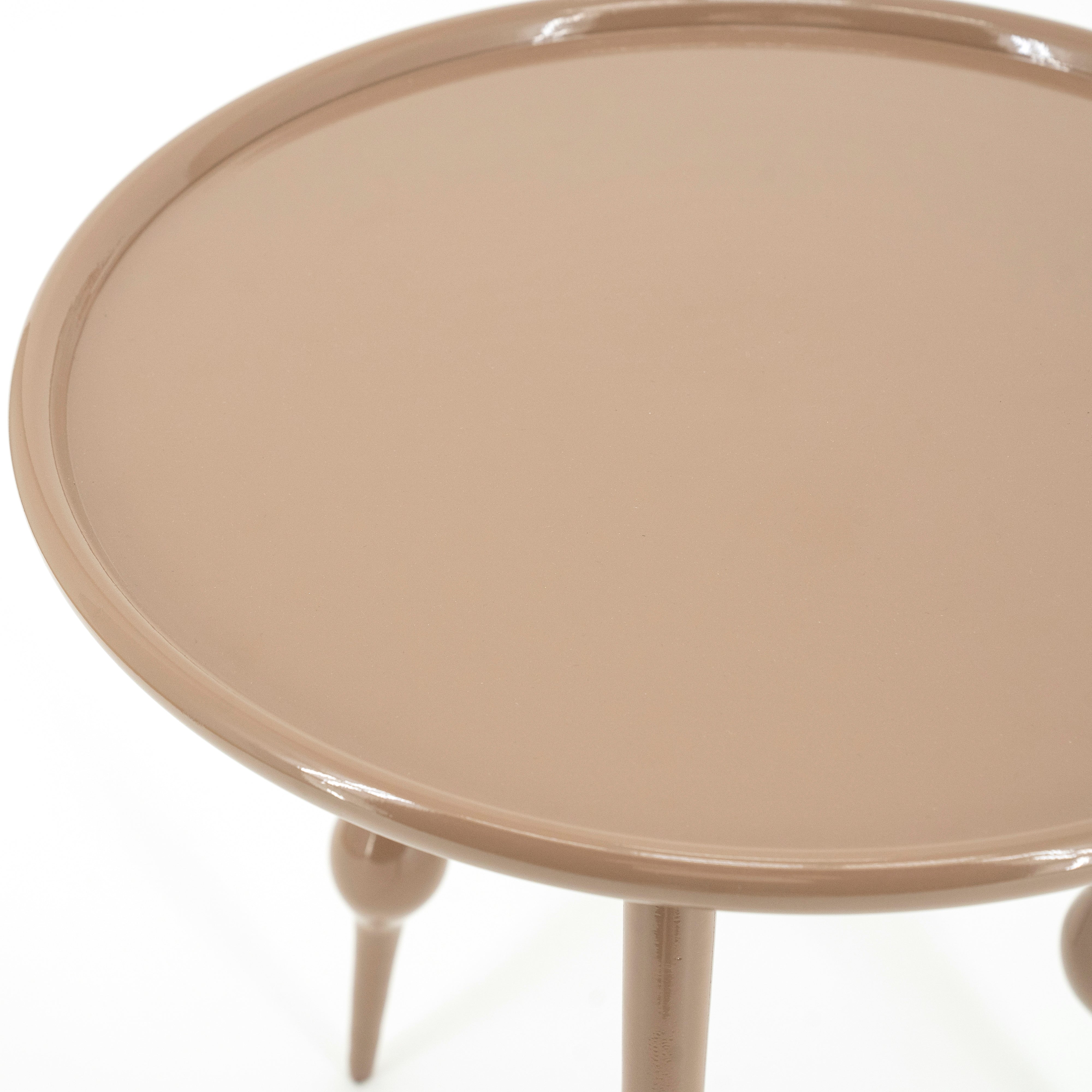 Boční stolek BIRDY hnědý