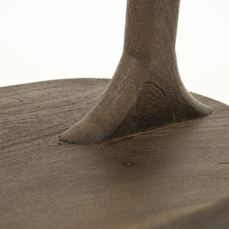 FENIX Side Table Dark Brown Mango Wood