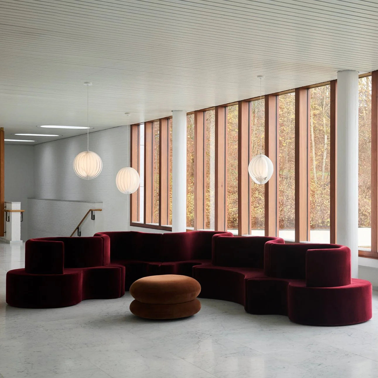 Lampa wisząca MOON opal – styl nowoczesny