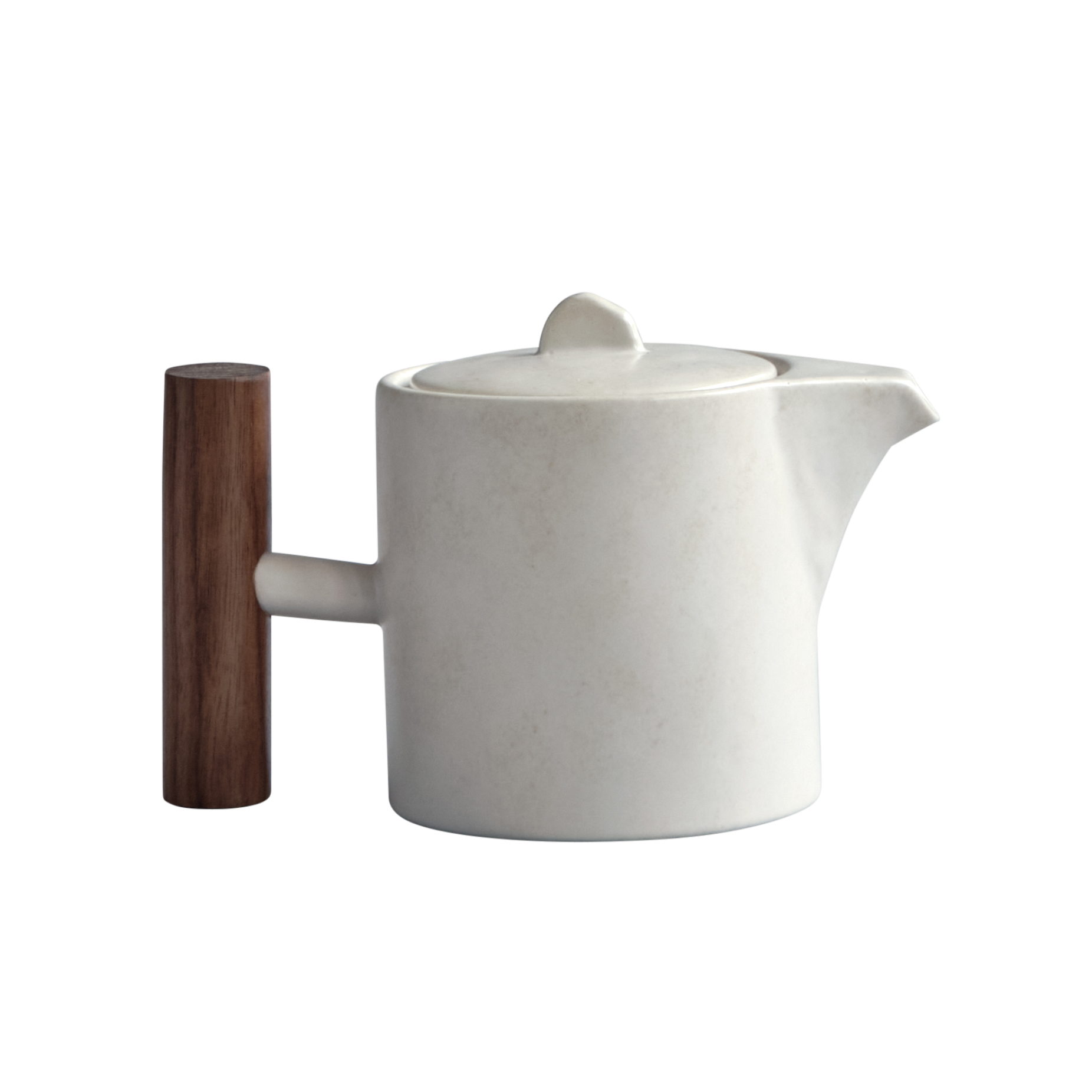 Čajový džbánek NATIVE bílá kamenina