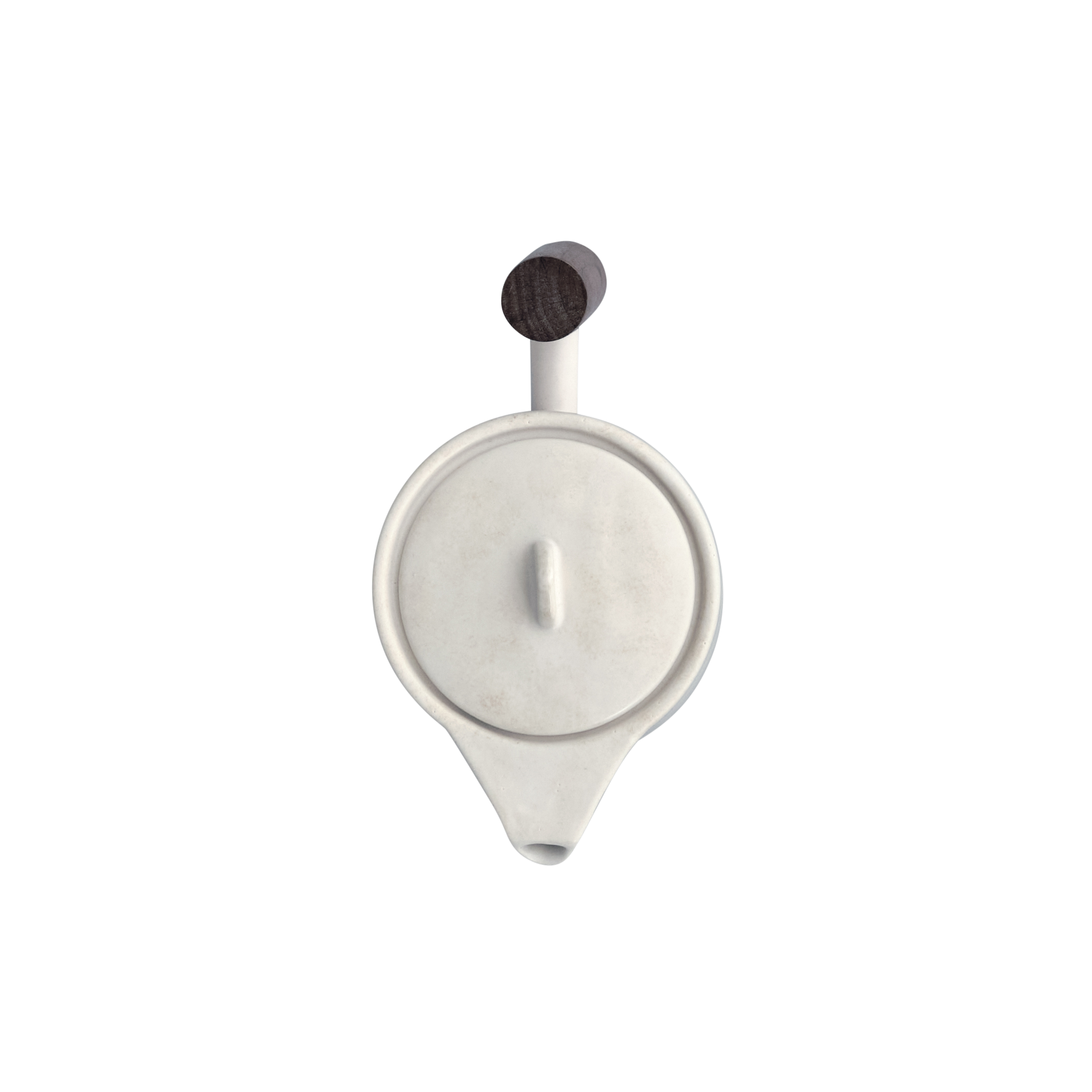 Čajový džbánek NATIVE bílá kamenina