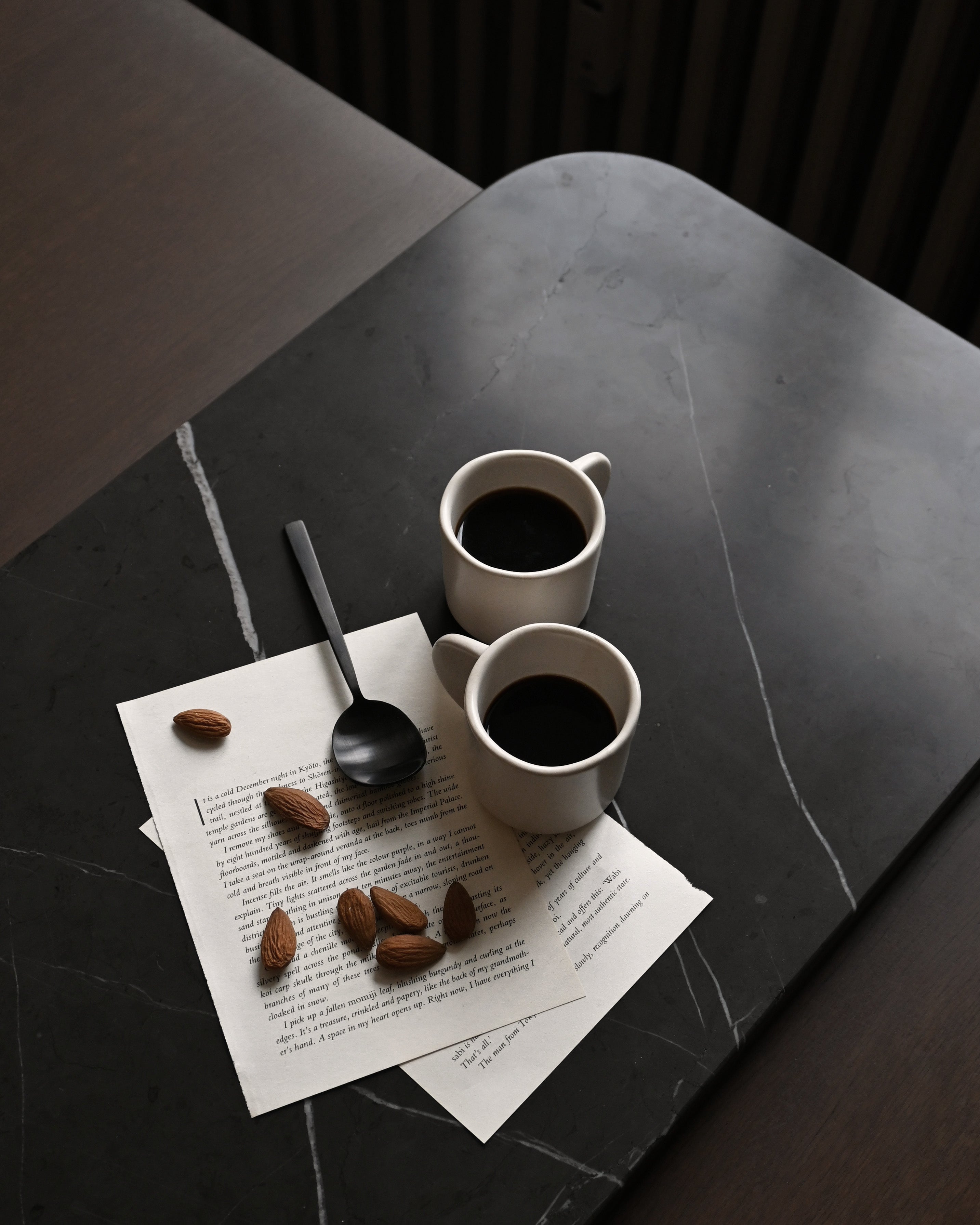 Sada šálků na espresso NATIVE bílá kamenina