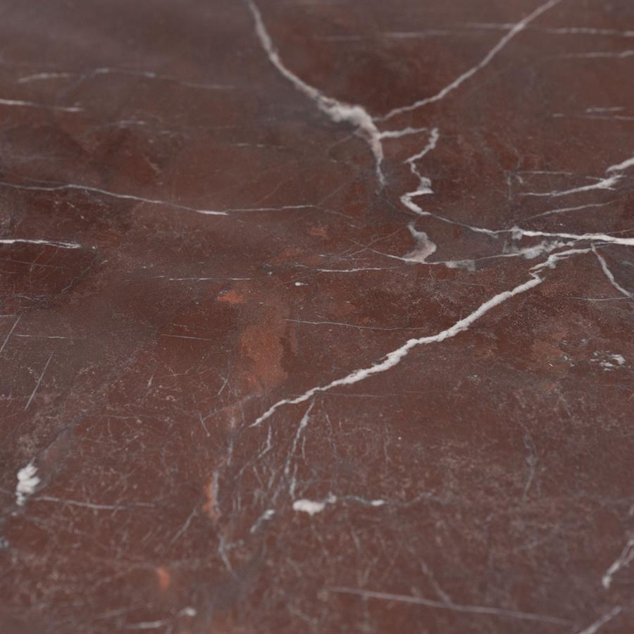 Stolik kawowy DICE bordowy marmur