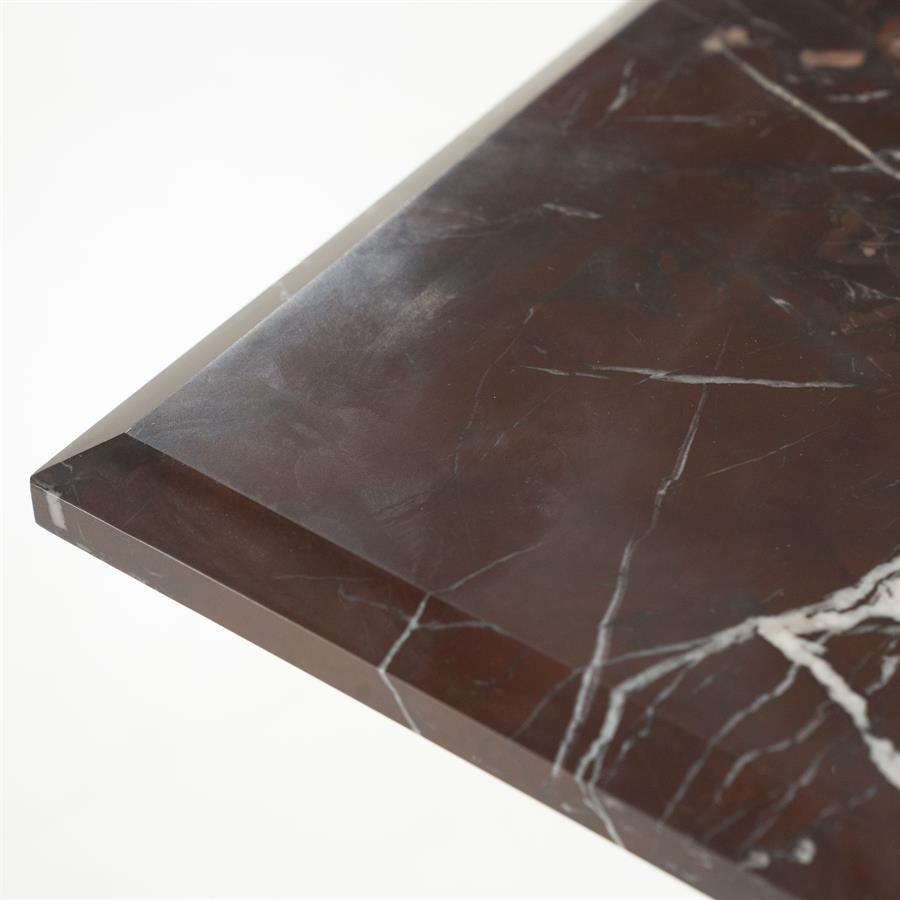 MIRAGE side table burgundy marble
