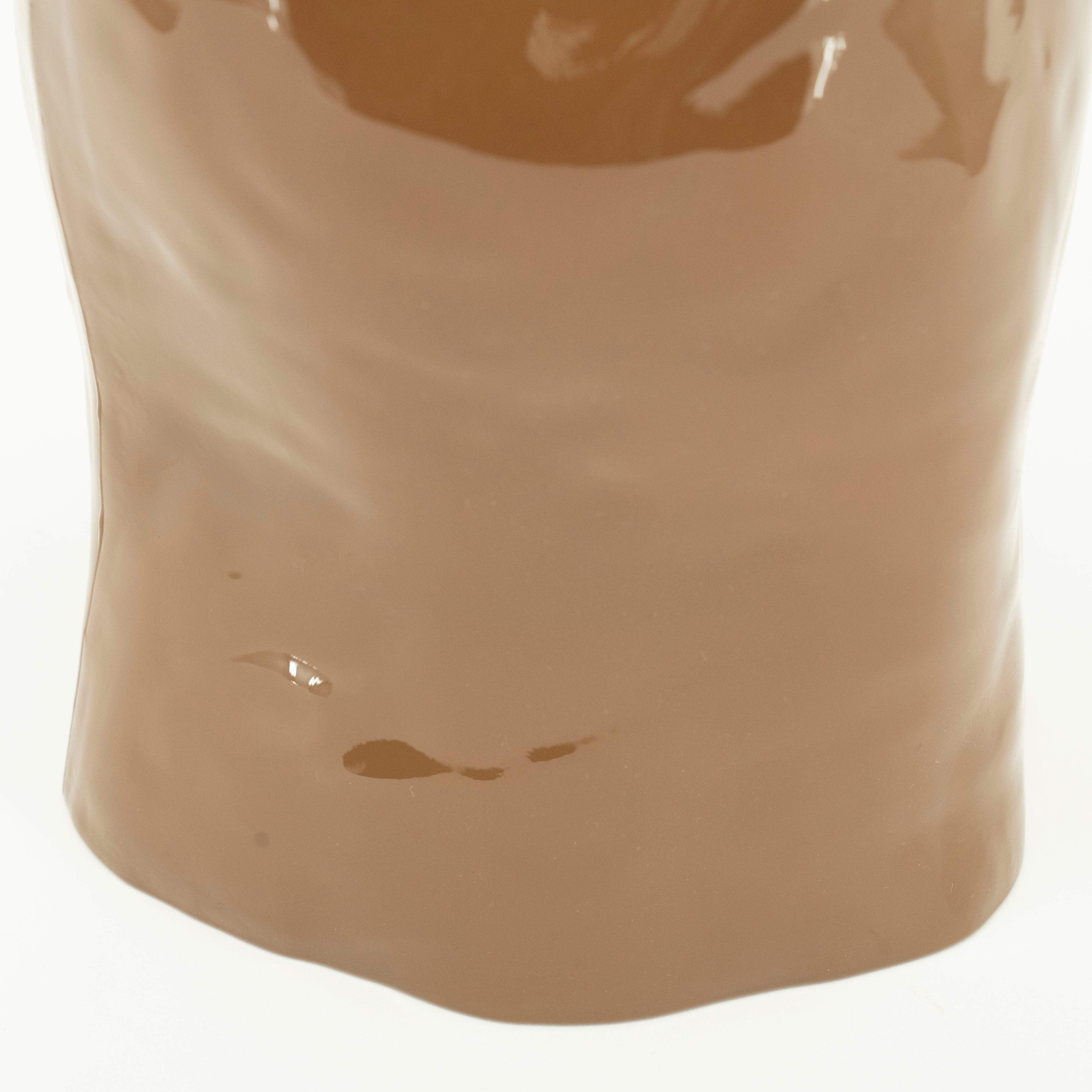 BOYNA brown glass vase