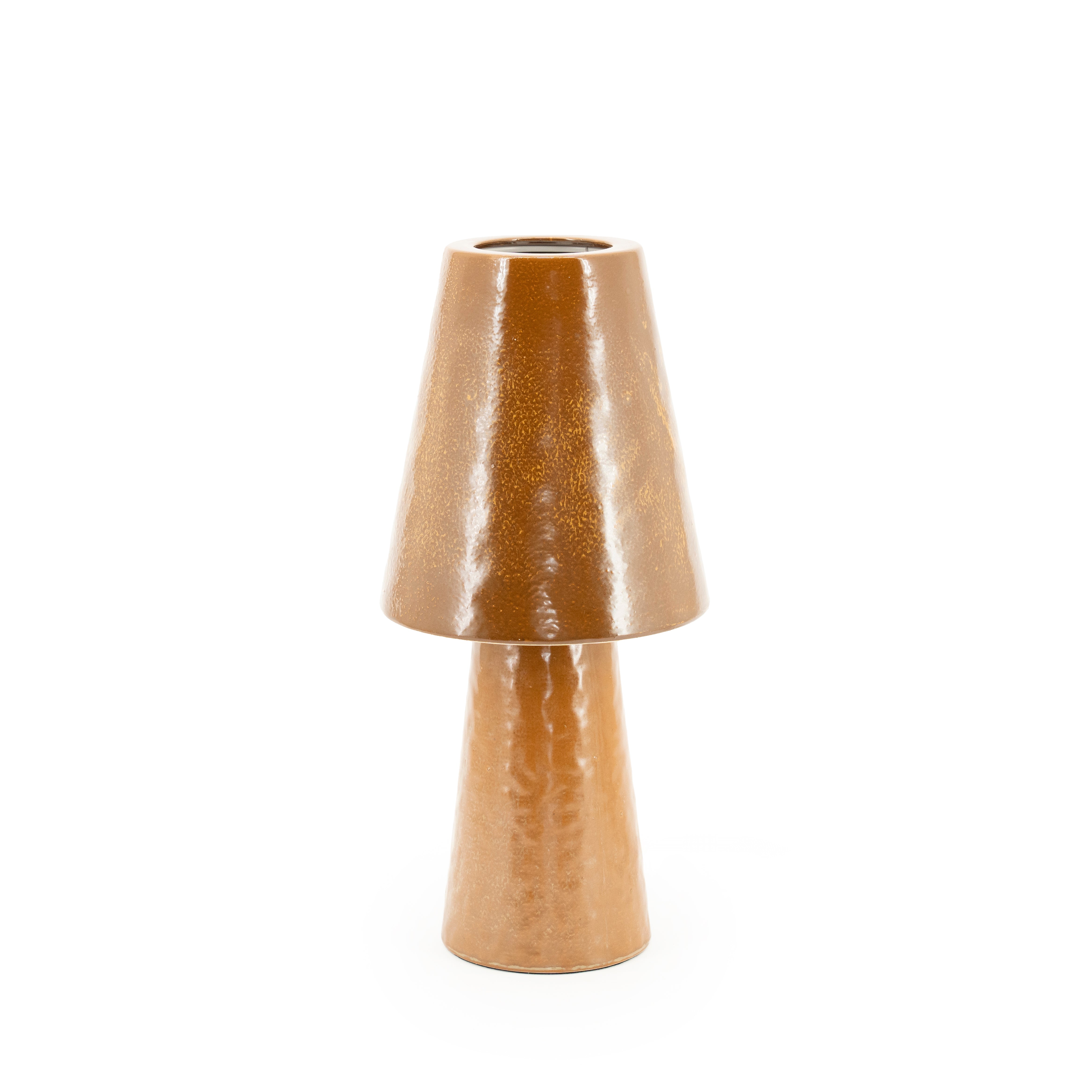 Stolní lampa CLAYTON hořčicová