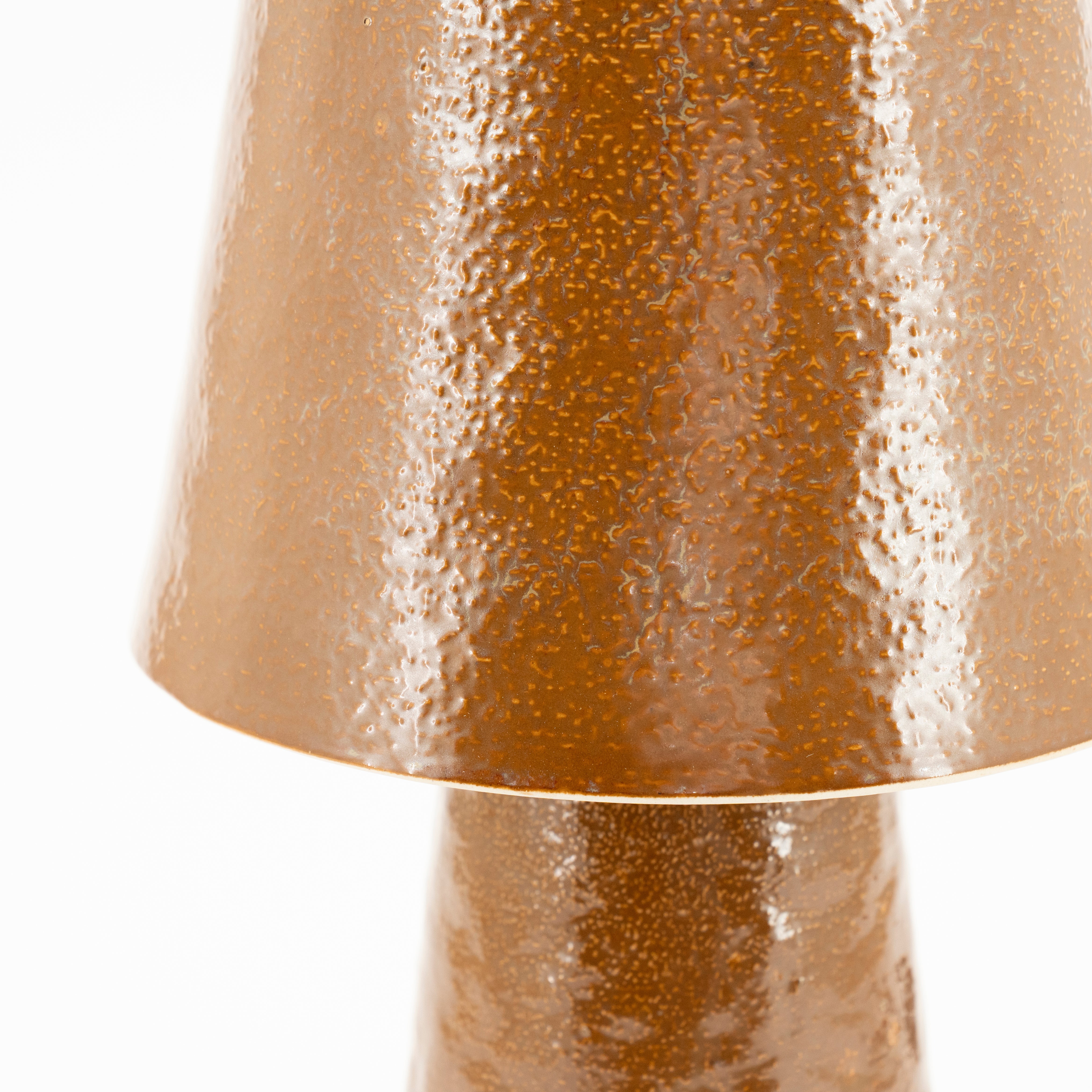 Stolní lampa CLAYTON hořčicová