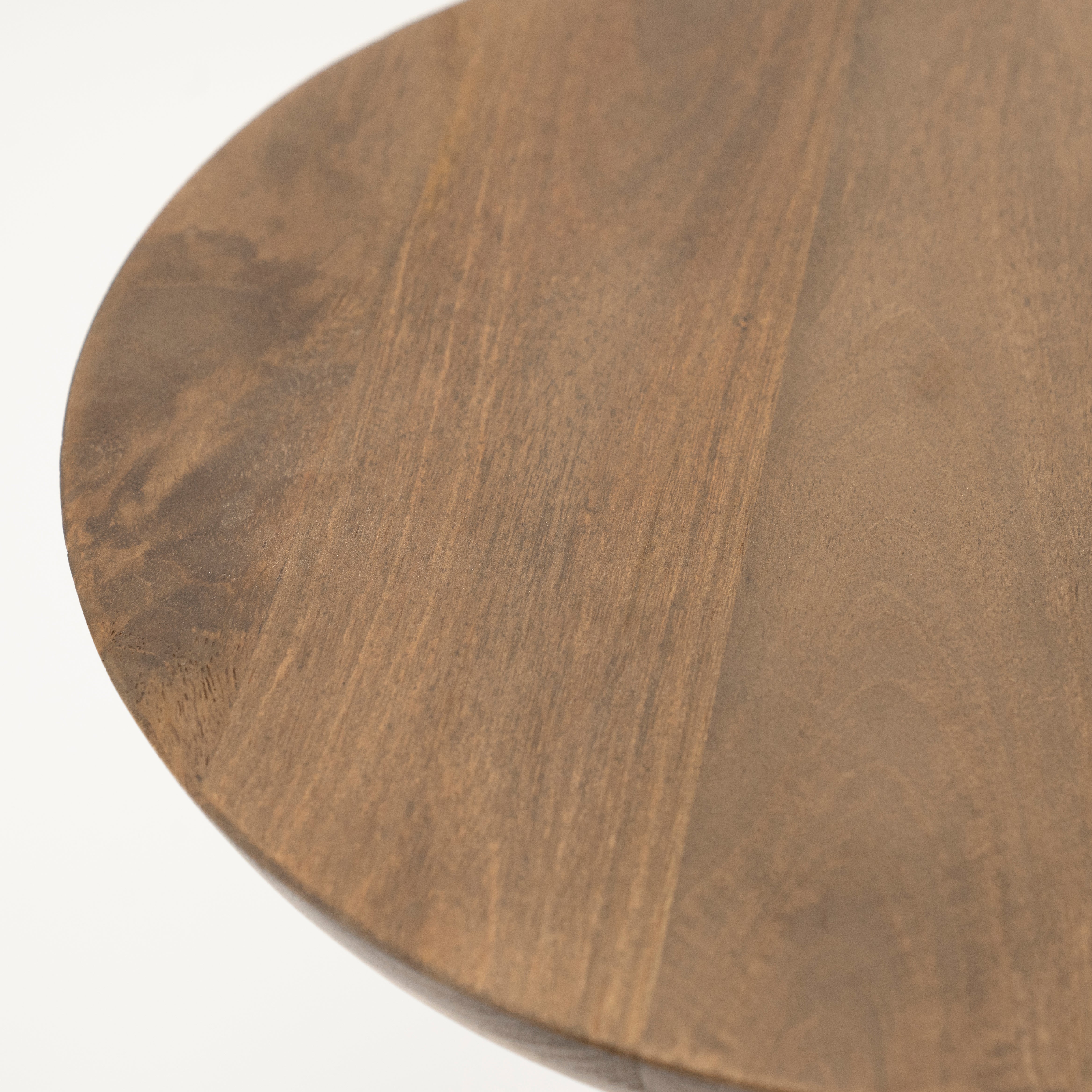 Stolik boczny WOOMBLE ciemne drewno mango