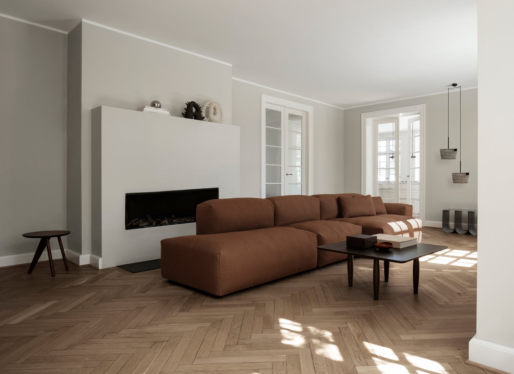 Stolik boczny FIN czarny