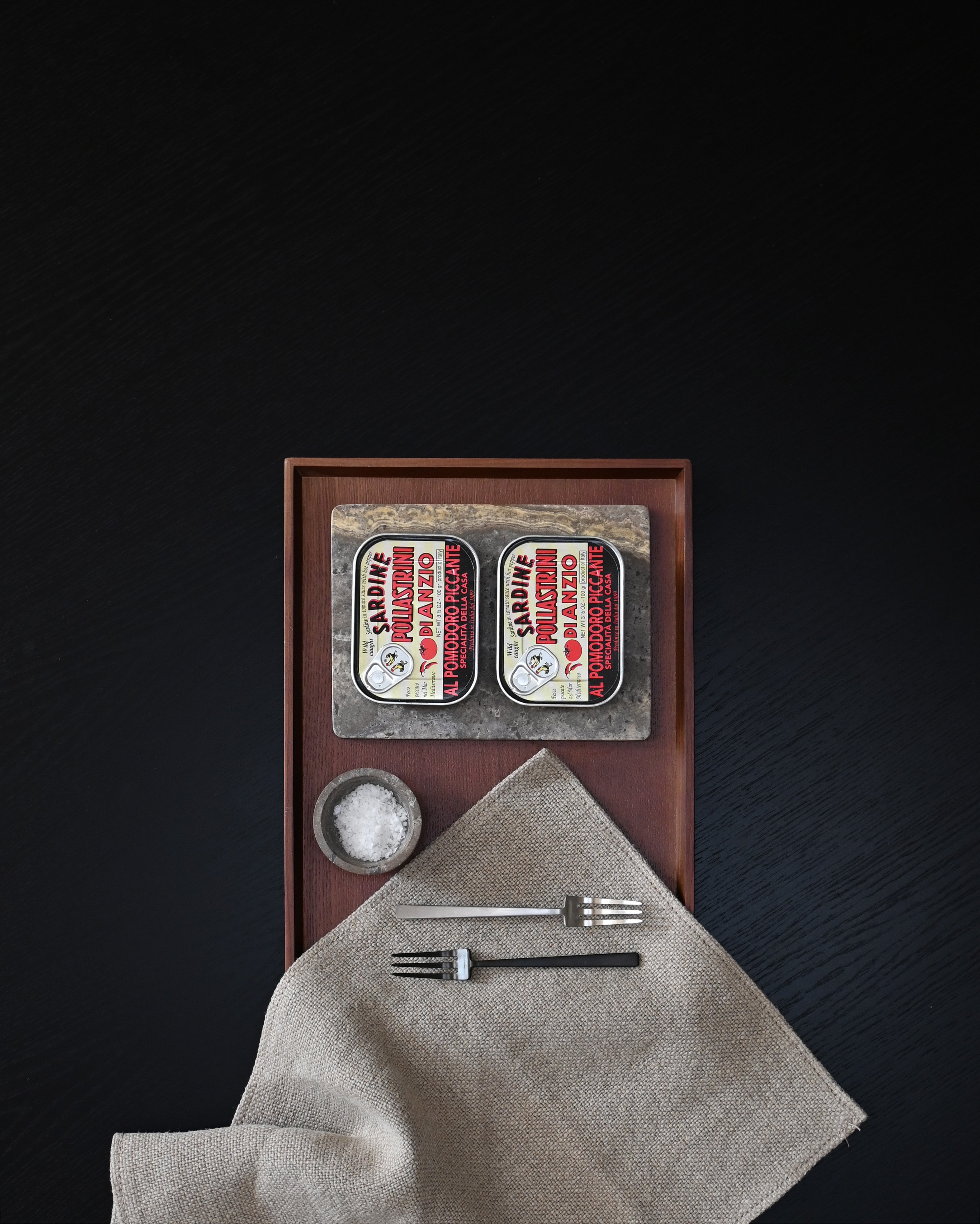 Sada dezertních vidlic KOGEI černá